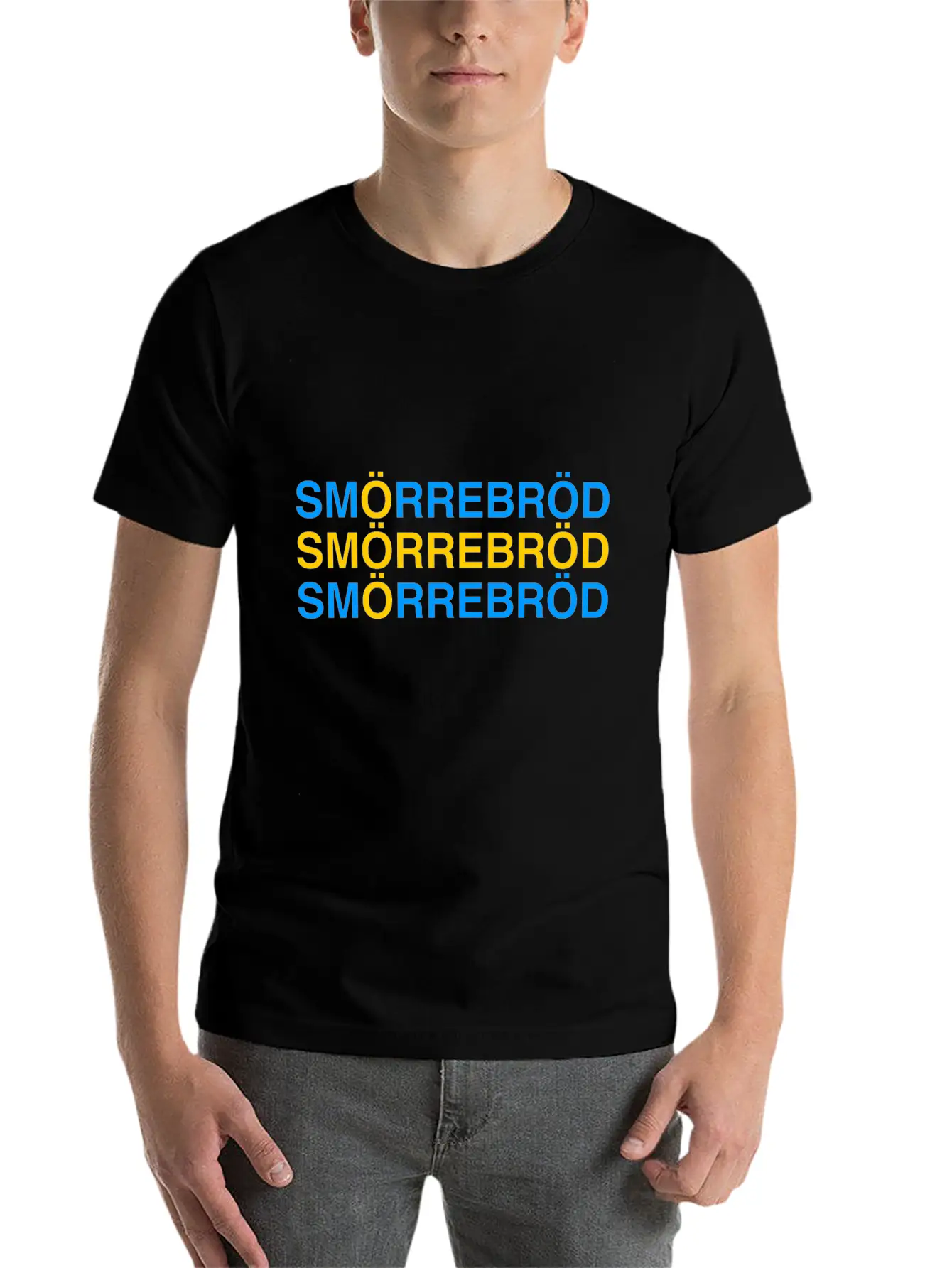 SMORREBROD Lightweight Cotton T-Shirt – Daily Comfort Graphic Shirt