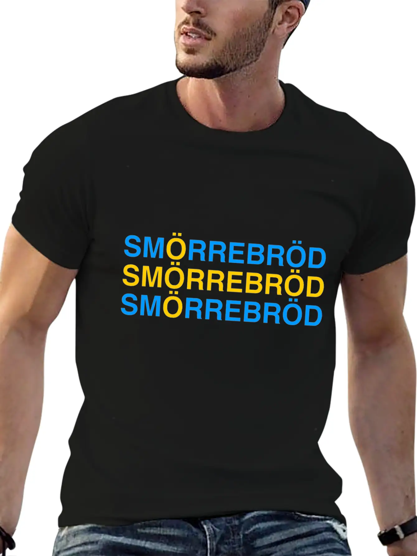 SMORREBROD Lightweight Cotton T-Shirt – Daily Comfort Graphic Shirt