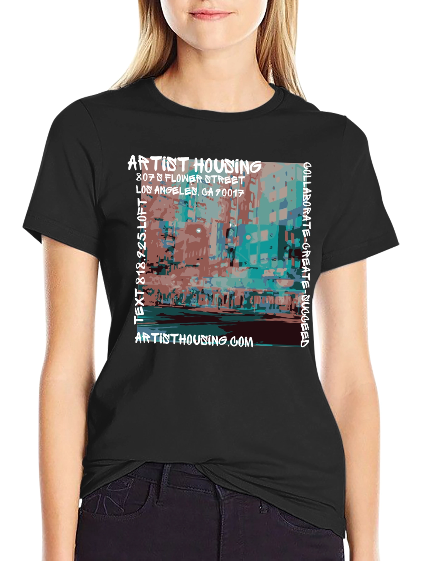 Artist Housing Graphic Tee - Collaborate Create Succeed