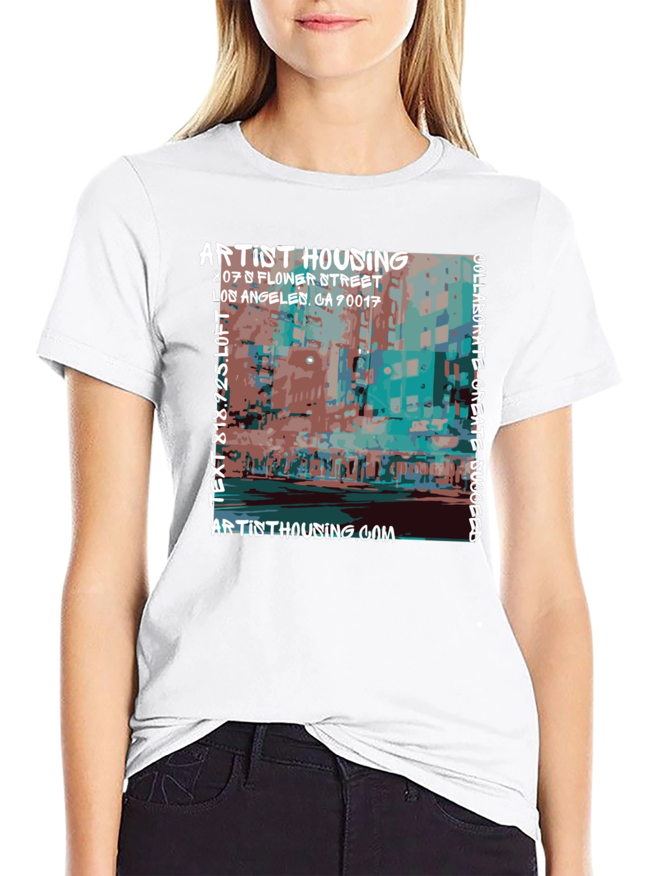 Artist Housing Graphic Tee - Collaborate Create Succeed