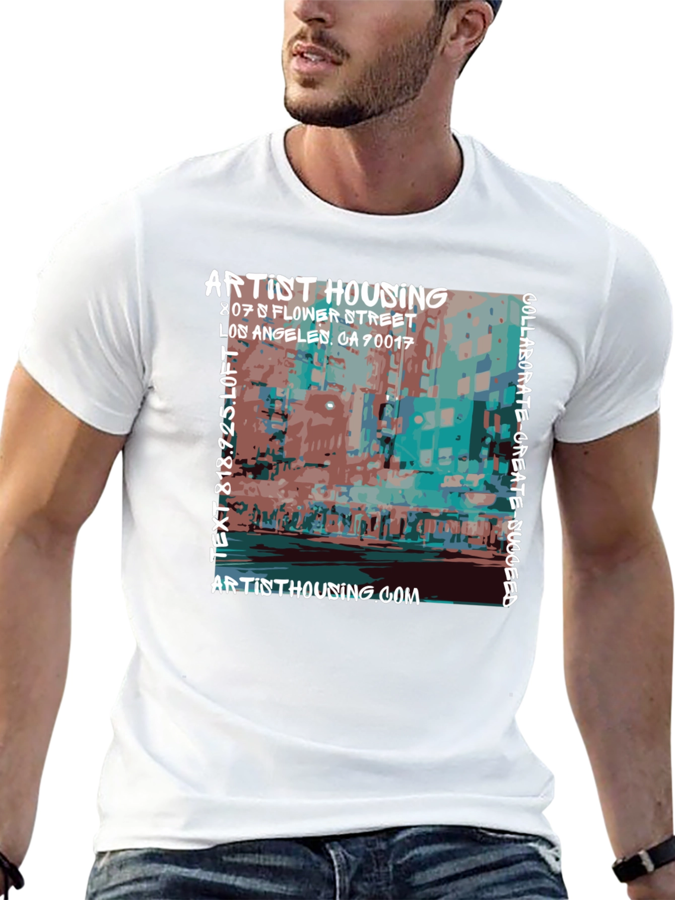 Artist Housing Graphic Tee - Collaborate Create Succeed