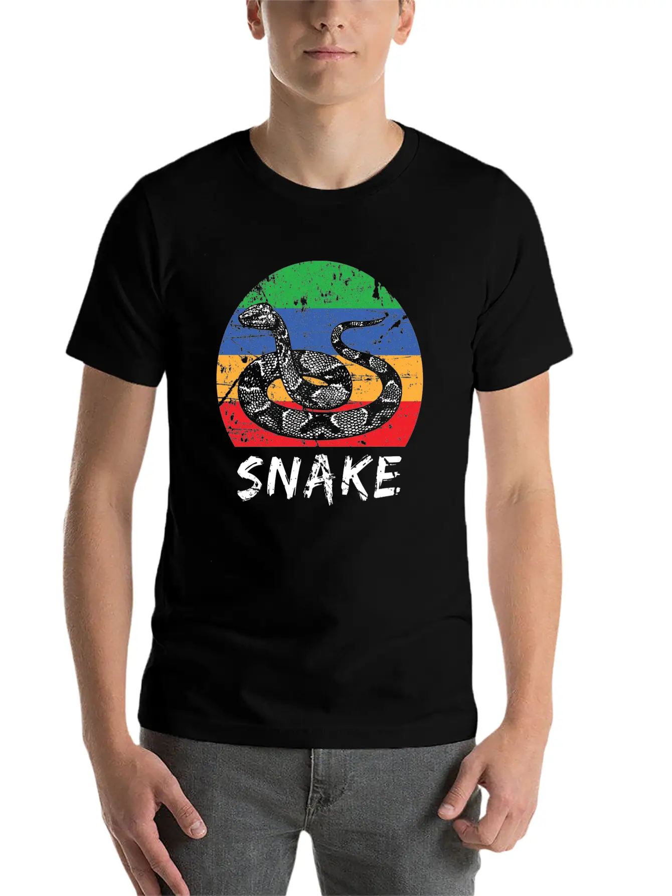 Snake Classic Fit Graphic Tee For Daily Comfort – Unisex Cotton Shirt