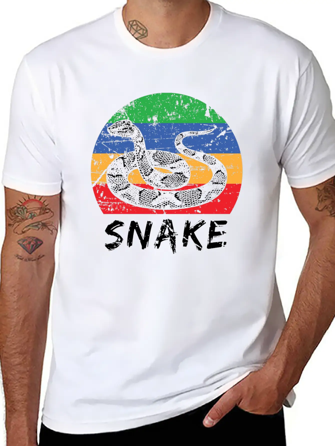 Snake Classic Fit Graphic Tee For Daily Comfort – Unisex Cotton Shirt