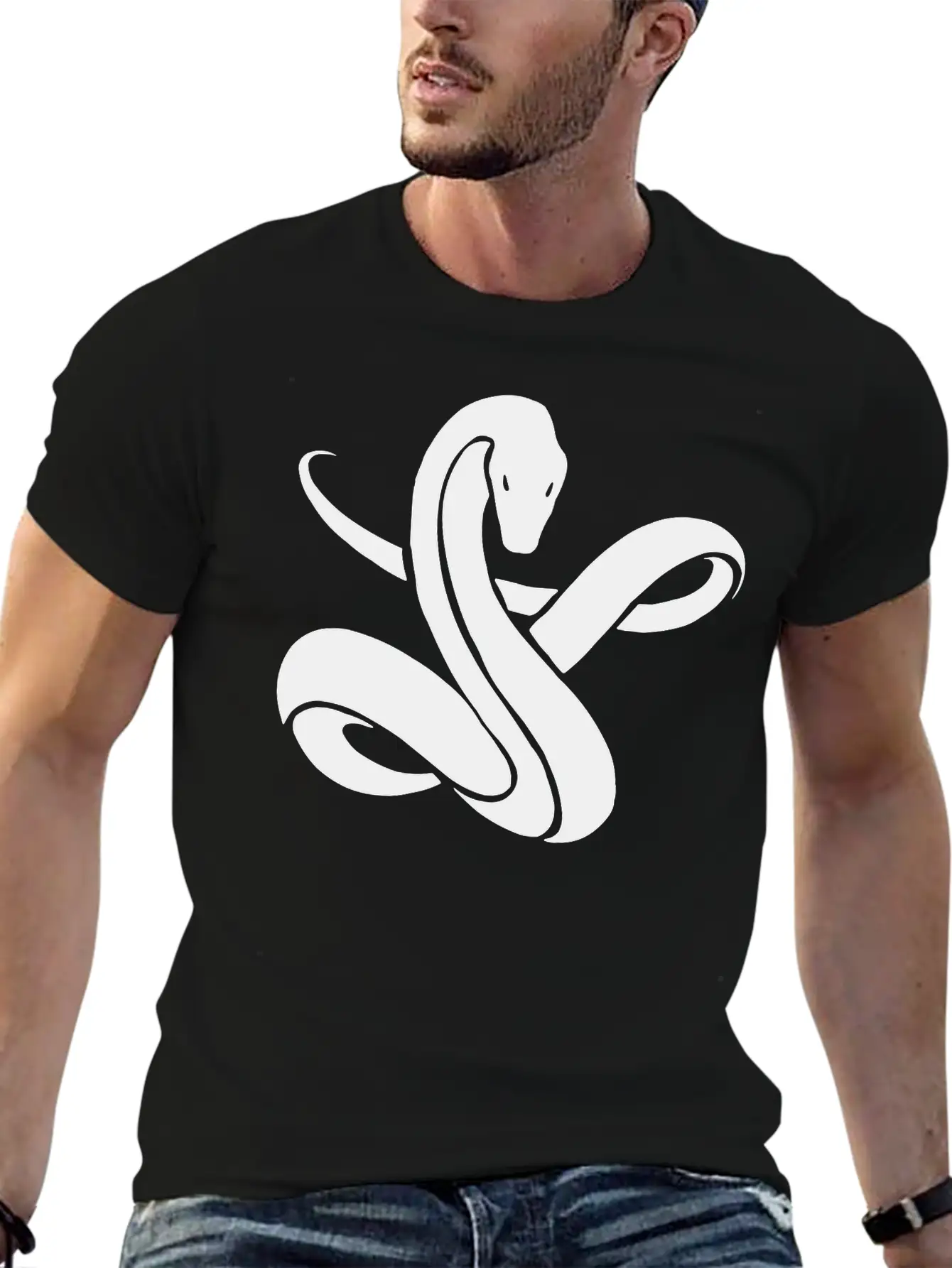 Snake Lightweight Cotton T-Shirt – Daily Comfort Graphic Shirt
