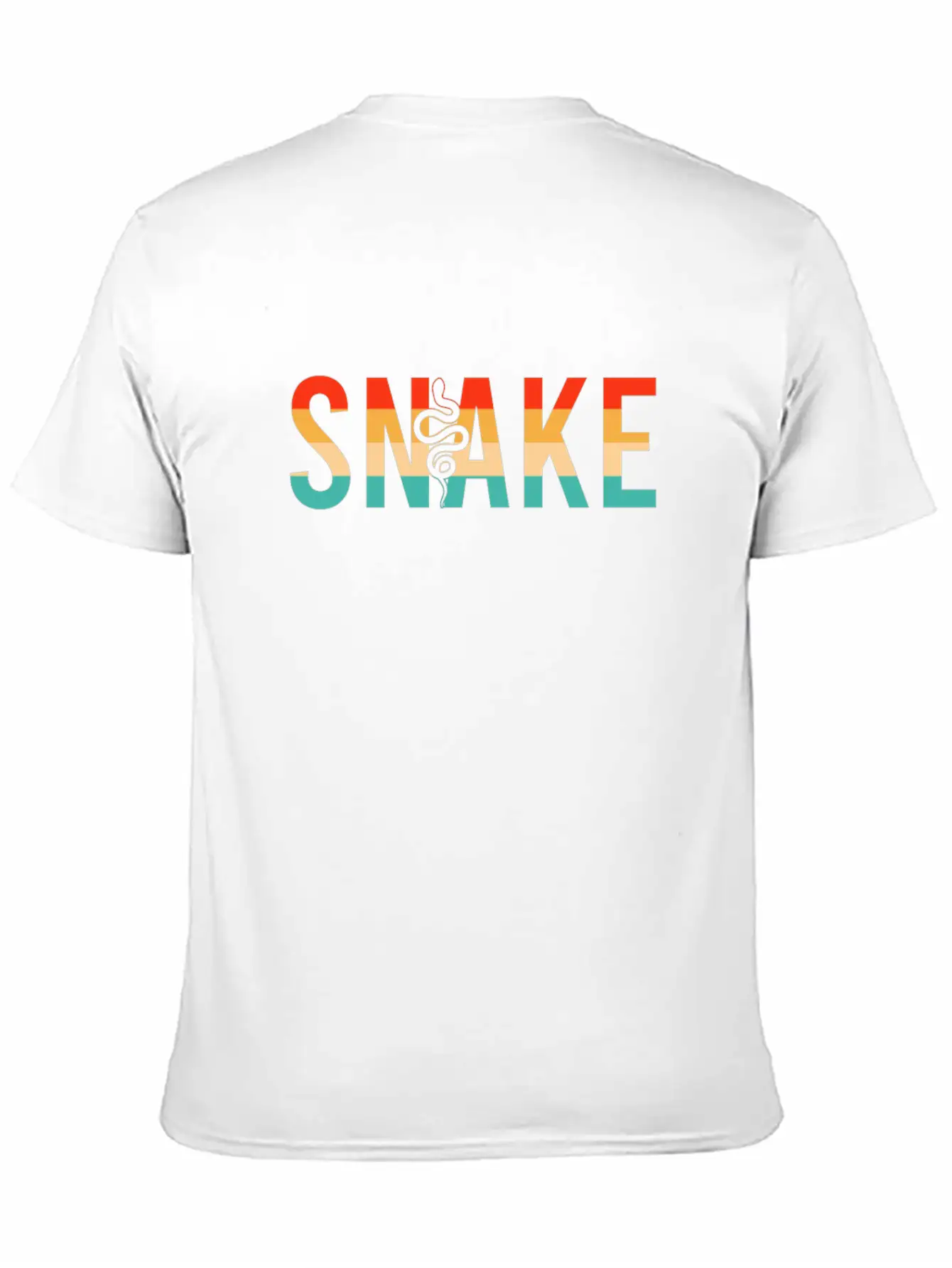Snake Retro Modern Fit Casual T-Shirt – Clean And Versatile Design