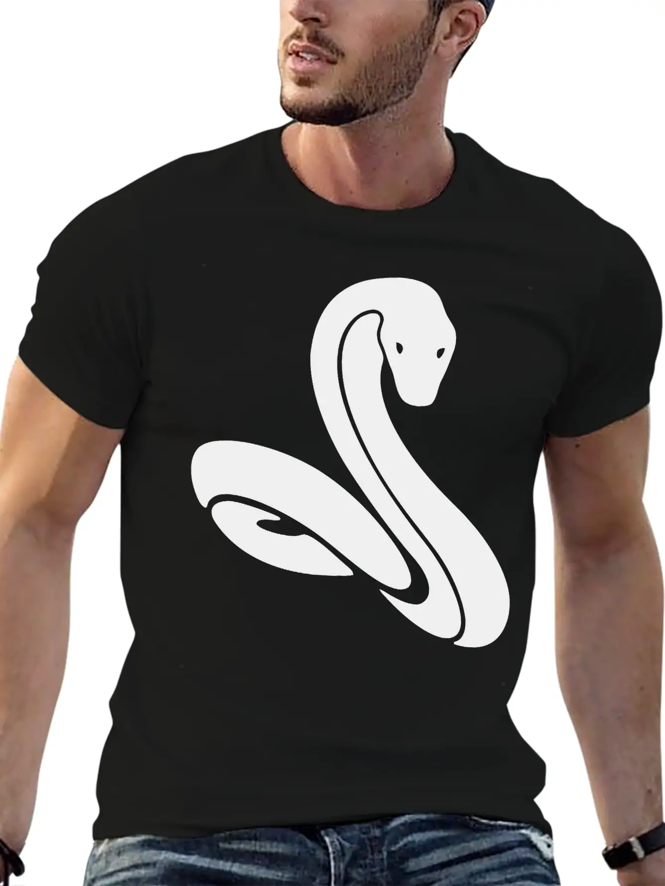 Snake Slim Soft Cotton Short Sleeve Tee – Unisex Wardrobe Staple