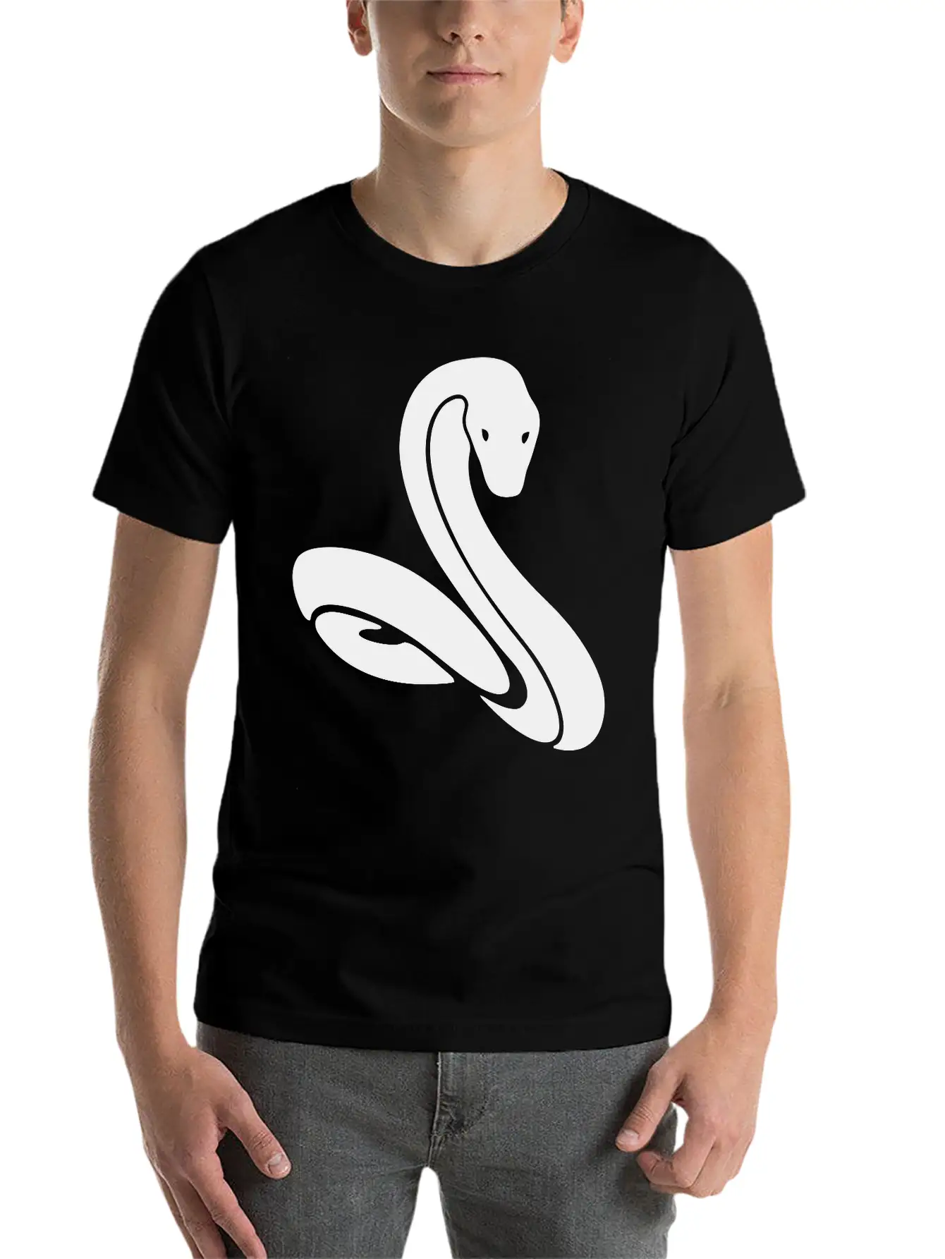 Snake Slim Soft Cotton Short Sleeve Tee – Unisex Wardrobe Staple