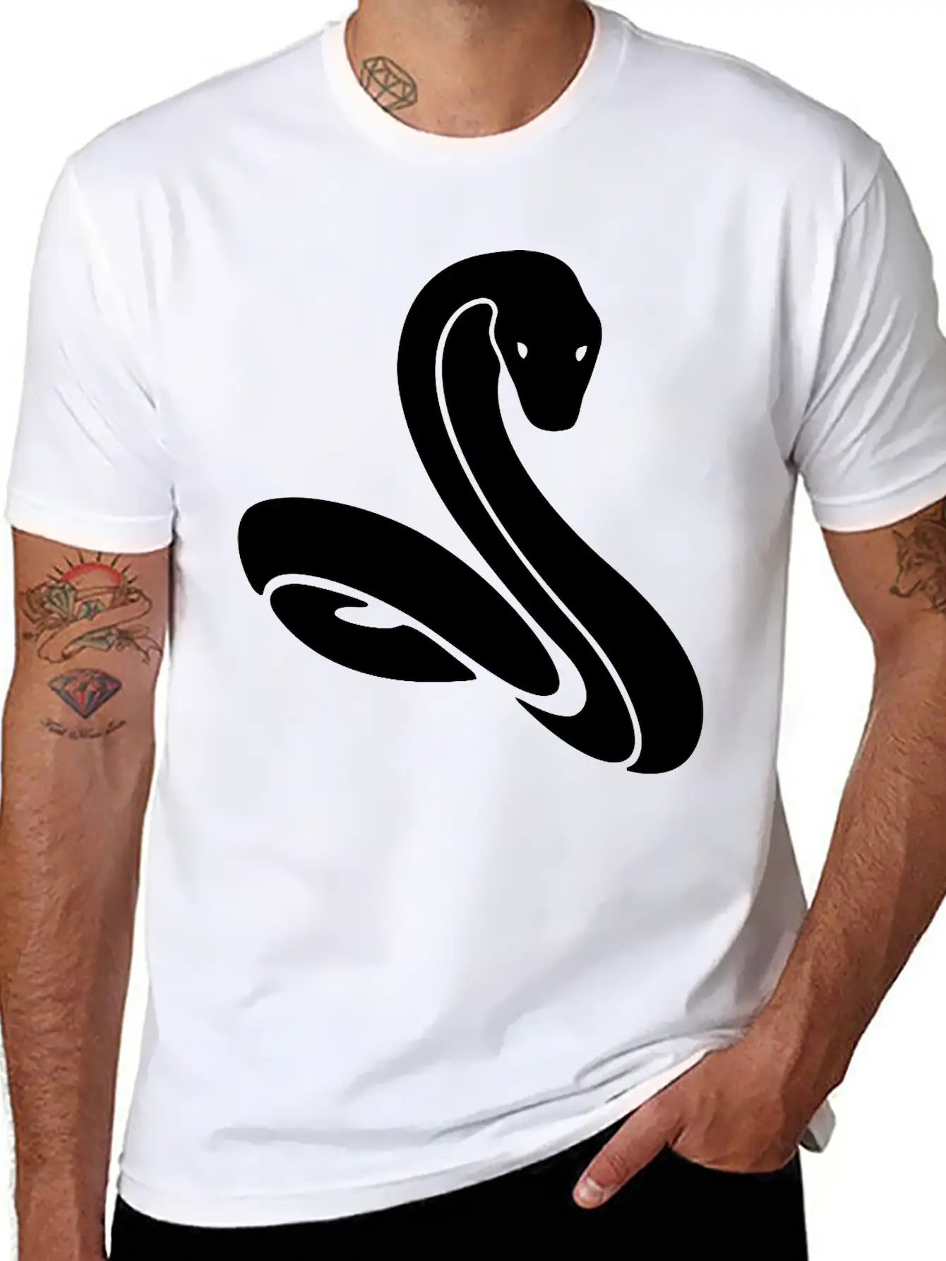 Snake Slim Soft Cotton Short Sleeve Tee – Unisex Wardrobe Staple