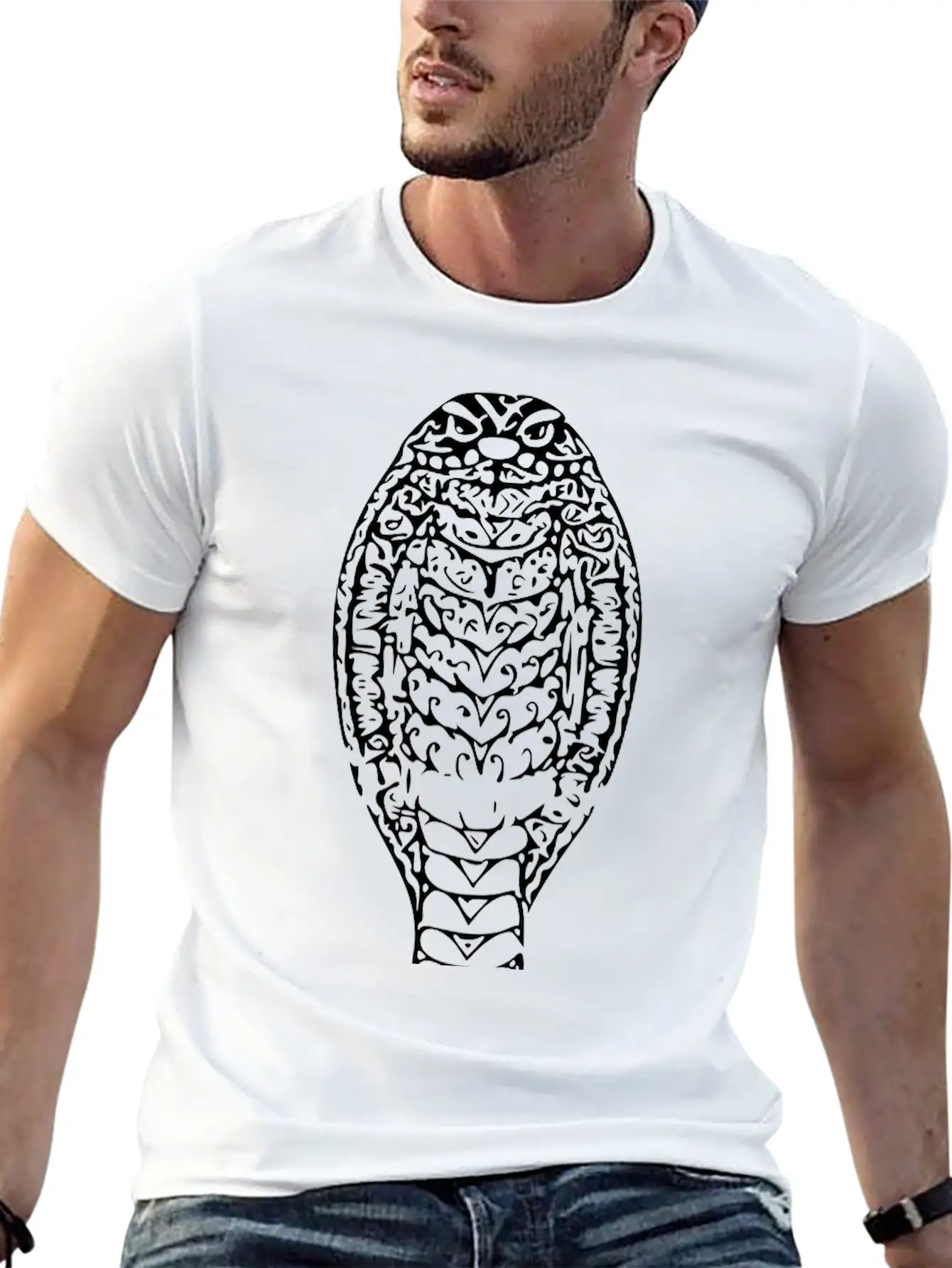 Snake Soft Cotton Short Sleeve Tee – Unisex Wardrobe Staple