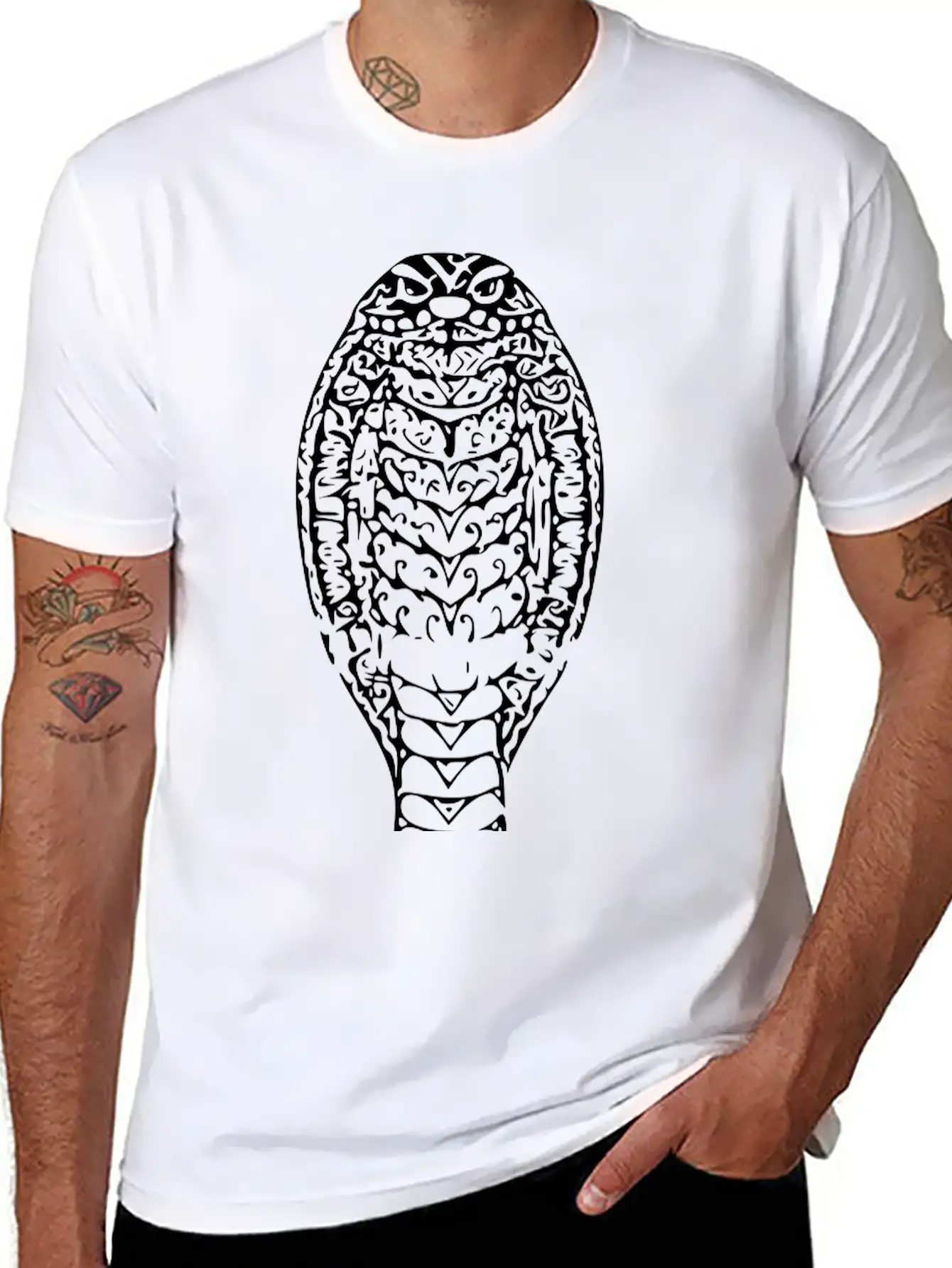 Snake Soft Cotton Short Sleeve Tee – Unisex Wardrobe Staple