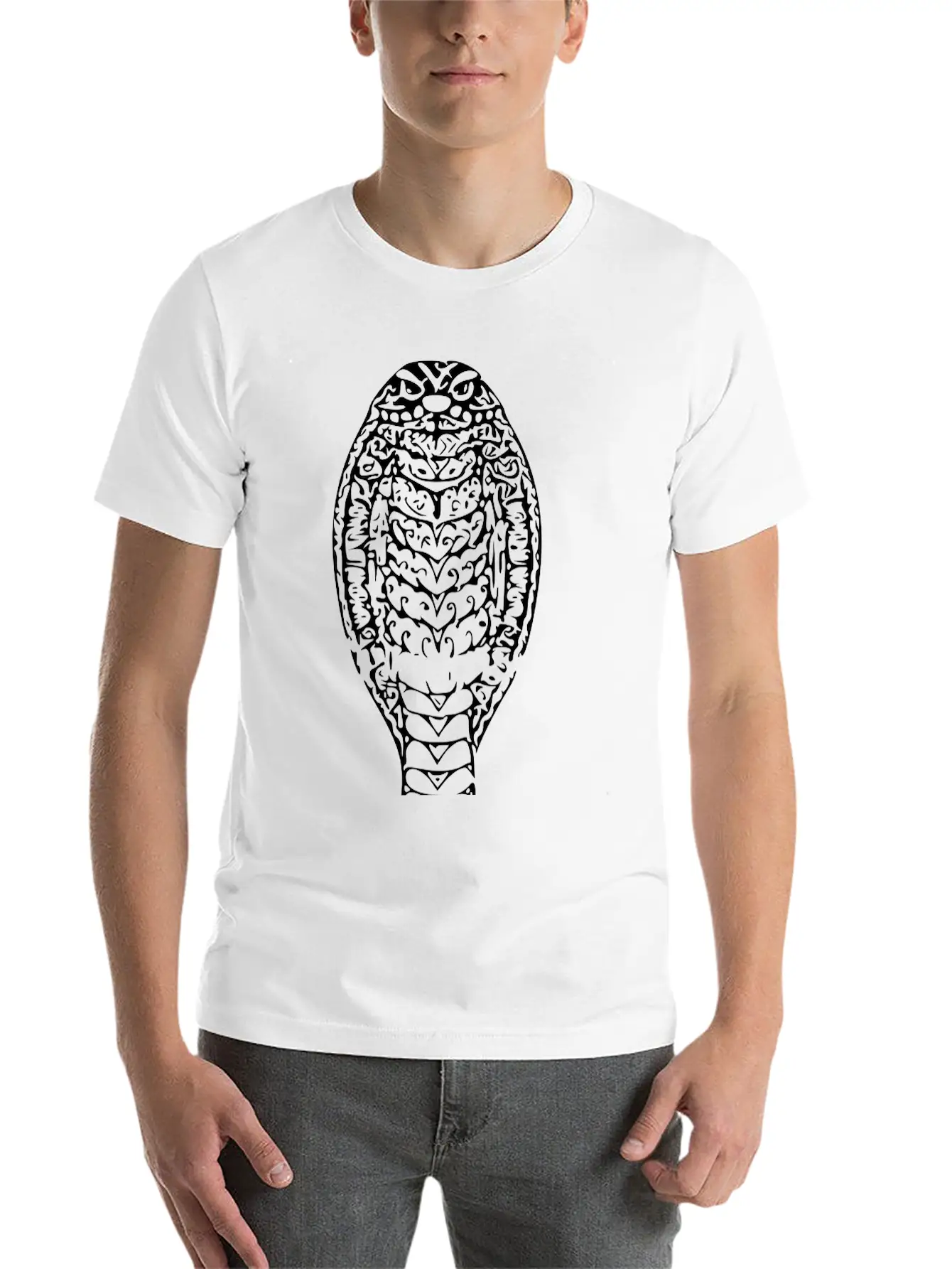 Snake Soft Cotton Short Sleeve Tee – Unisex Wardrobe Staple