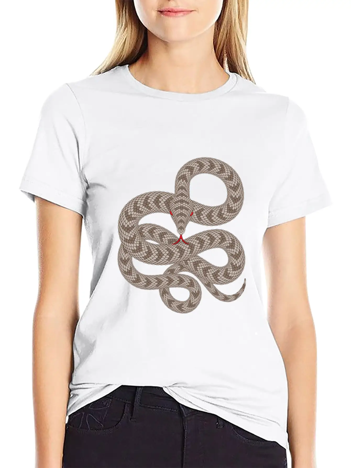 Snake1 Unisex Casual T-Shirt – Clean Design For Daily Comfort