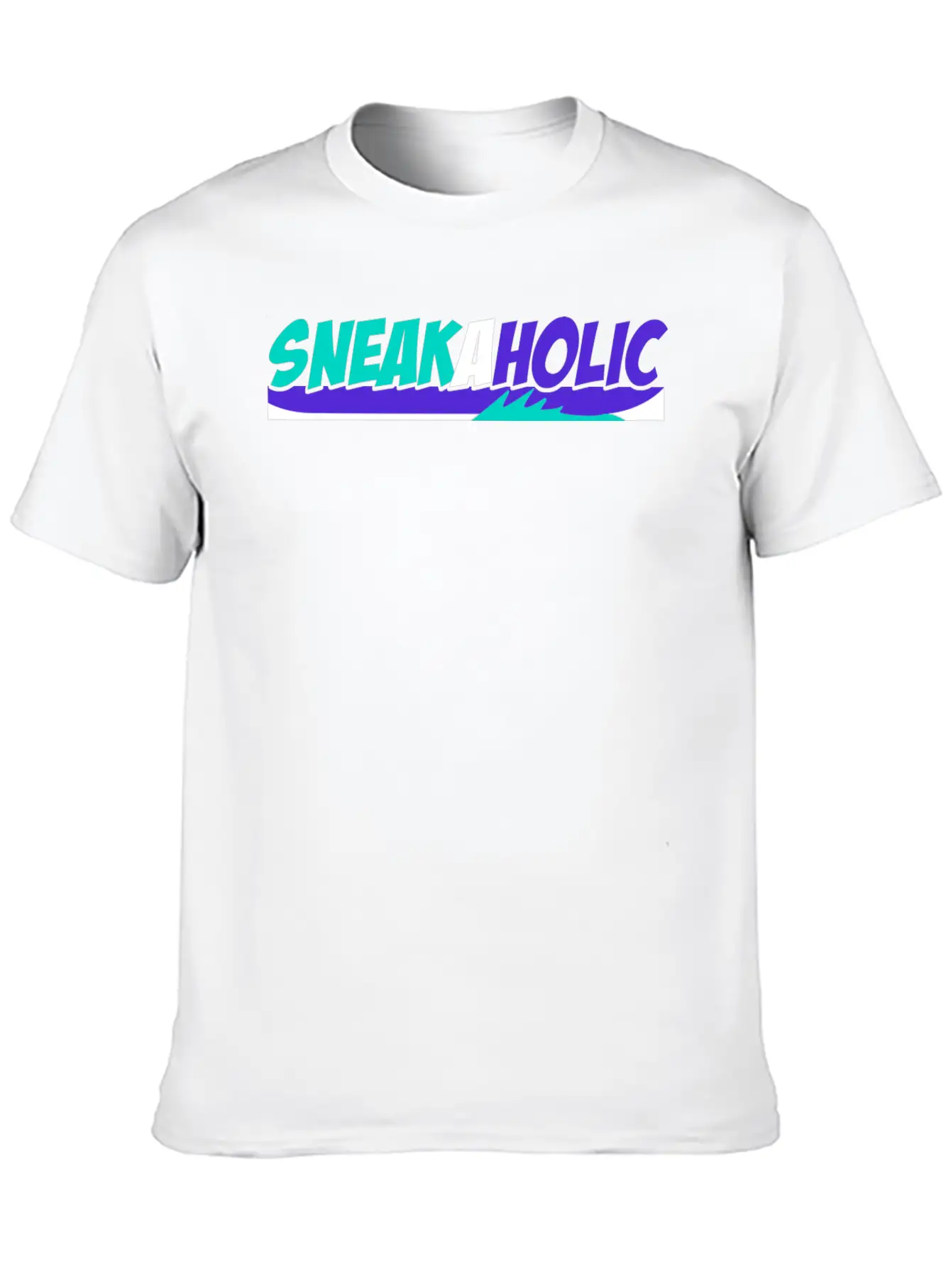 Sneakaholic Graphic Modern Fit Casual T-Shirt – Clean And Versatile Design