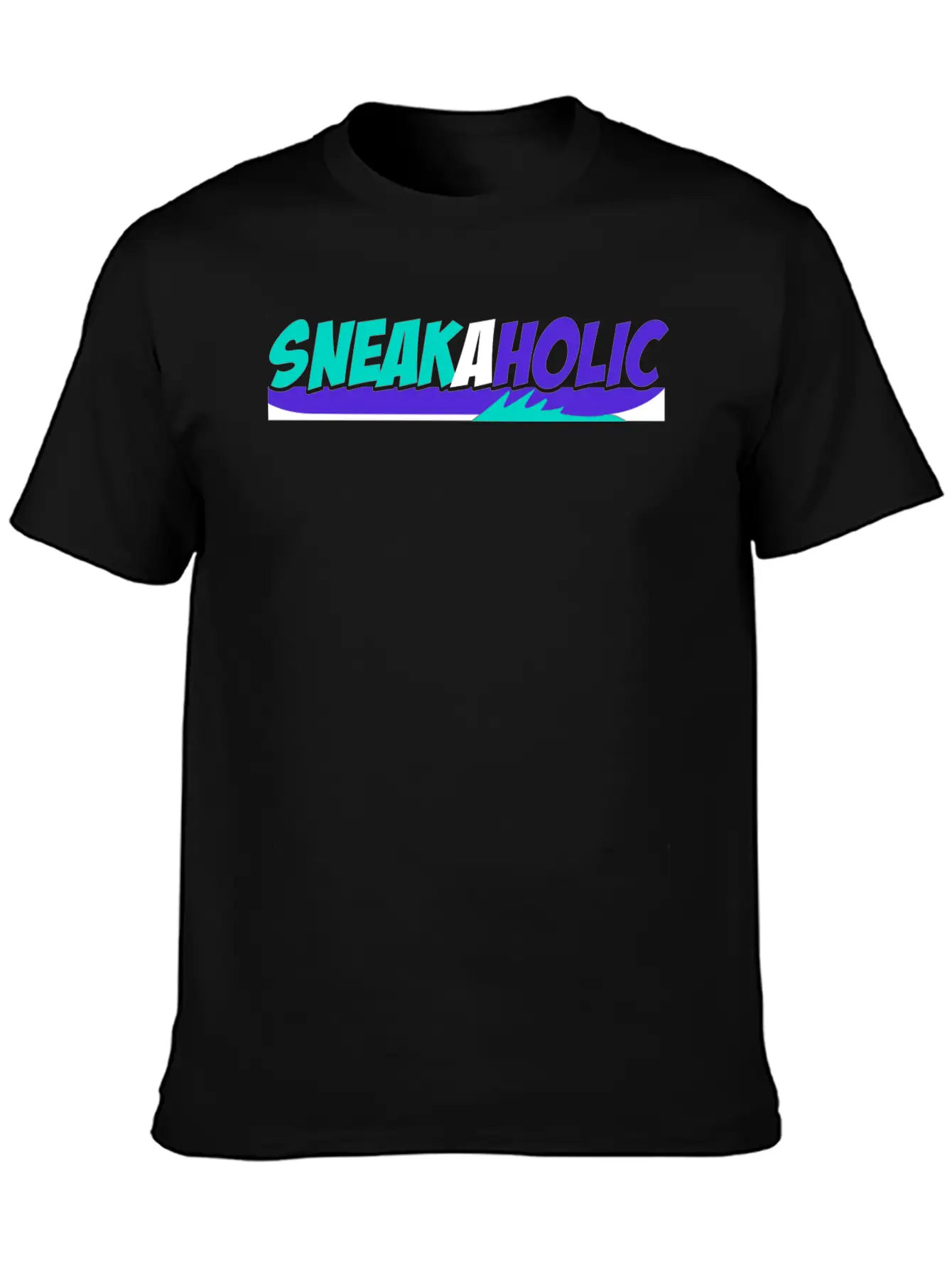 Sneakaholic Graphic Modern Fit Casual T-Shirt – Clean And Versatile Design