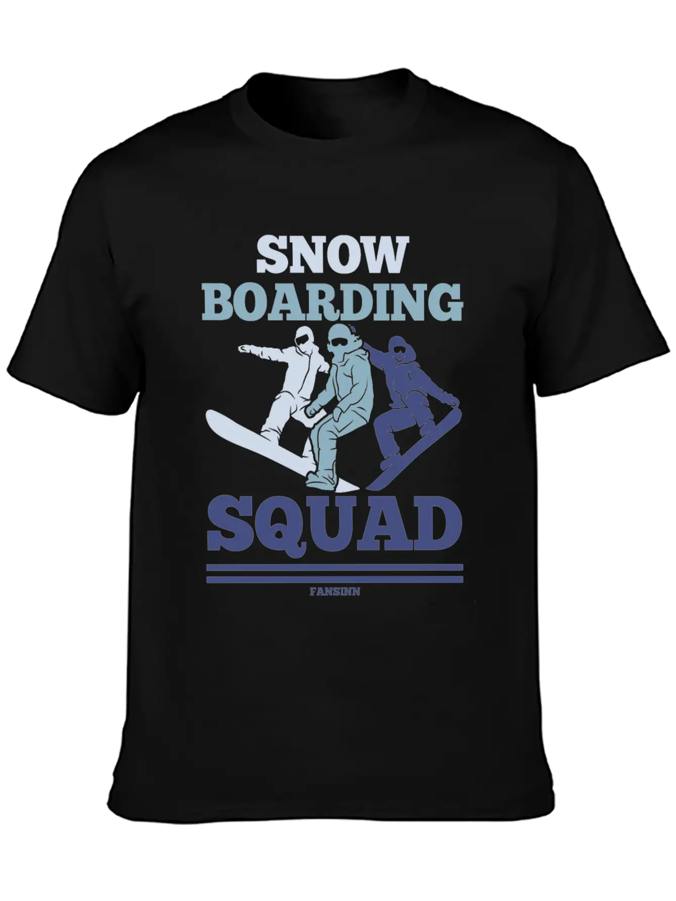 Snow Boarding Squad Soft Cotton Short Sleeve Tee – Unisex Wardrobe Staple