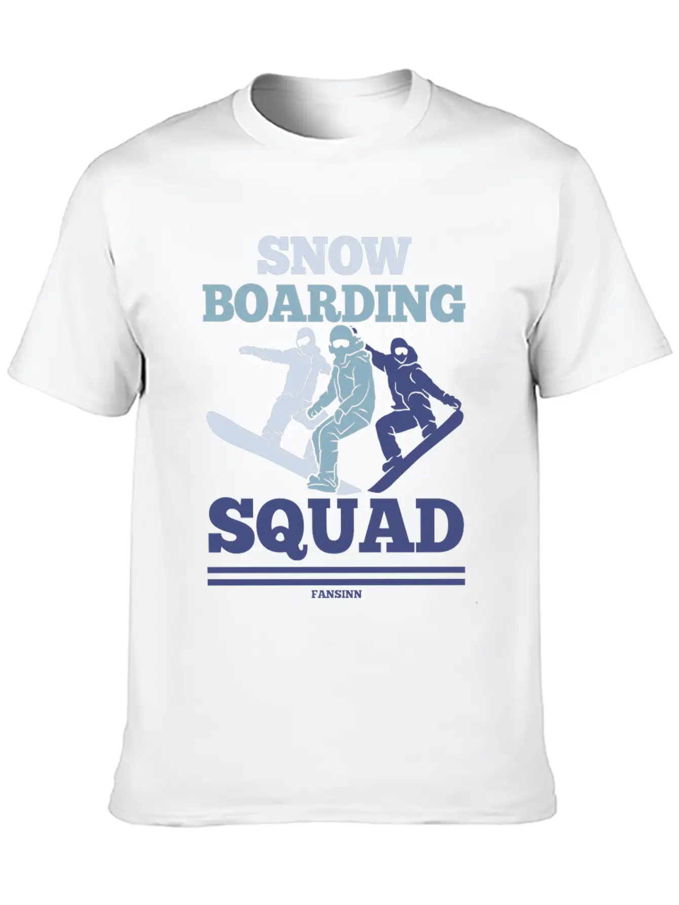 Snow Boarding Squad Soft Cotton Short Sleeve Tee – Unisex Wardrobe Staple