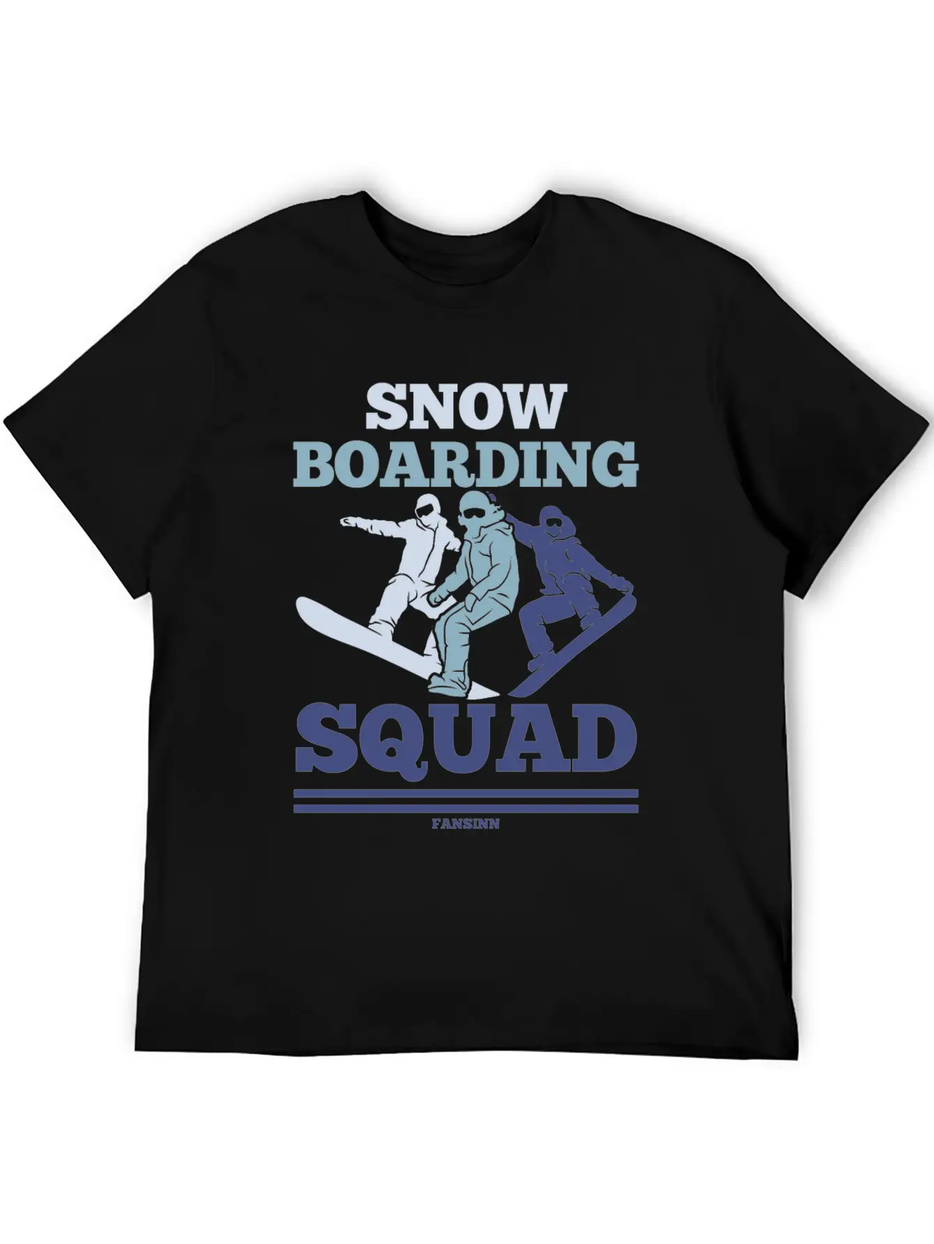 Snow Boarding Squad Soft Cotton Short Sleeve Tee – Unisex Wardrobe Staple