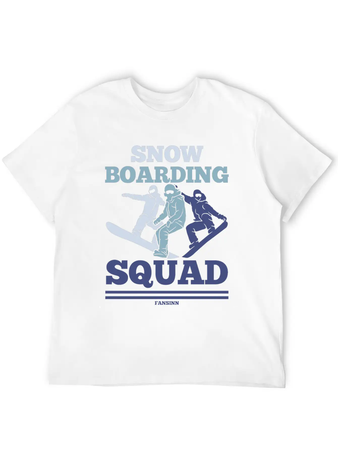 Snow Boarding Squad Soft Cotton Short Sleeve Tee – Unisex Wardrobe Staple