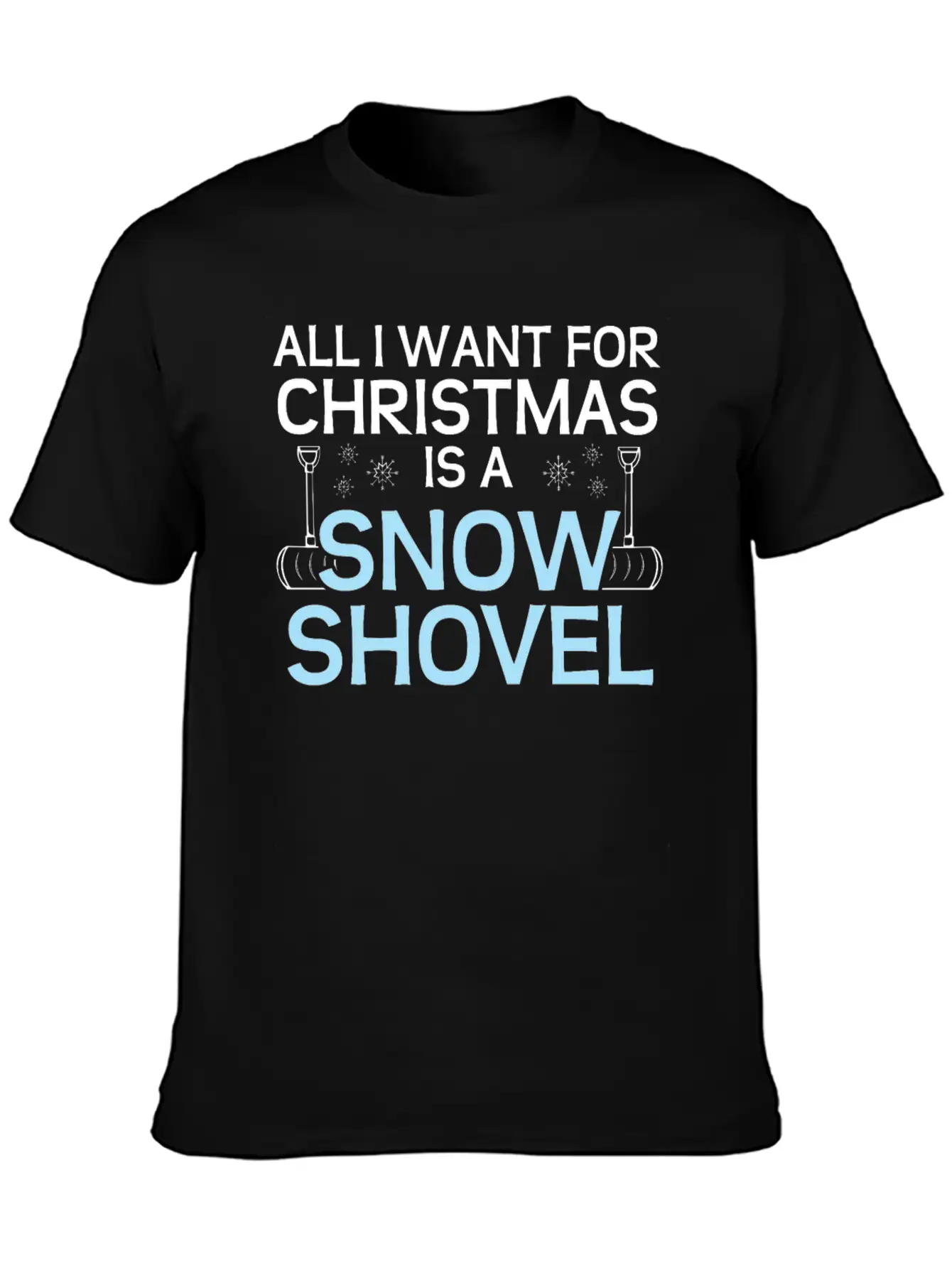 Snow Shovel Winter Ice Christmas Gift Classic Fit Graphic Tee For Daily Comfort – Unisex Cotton Shirt