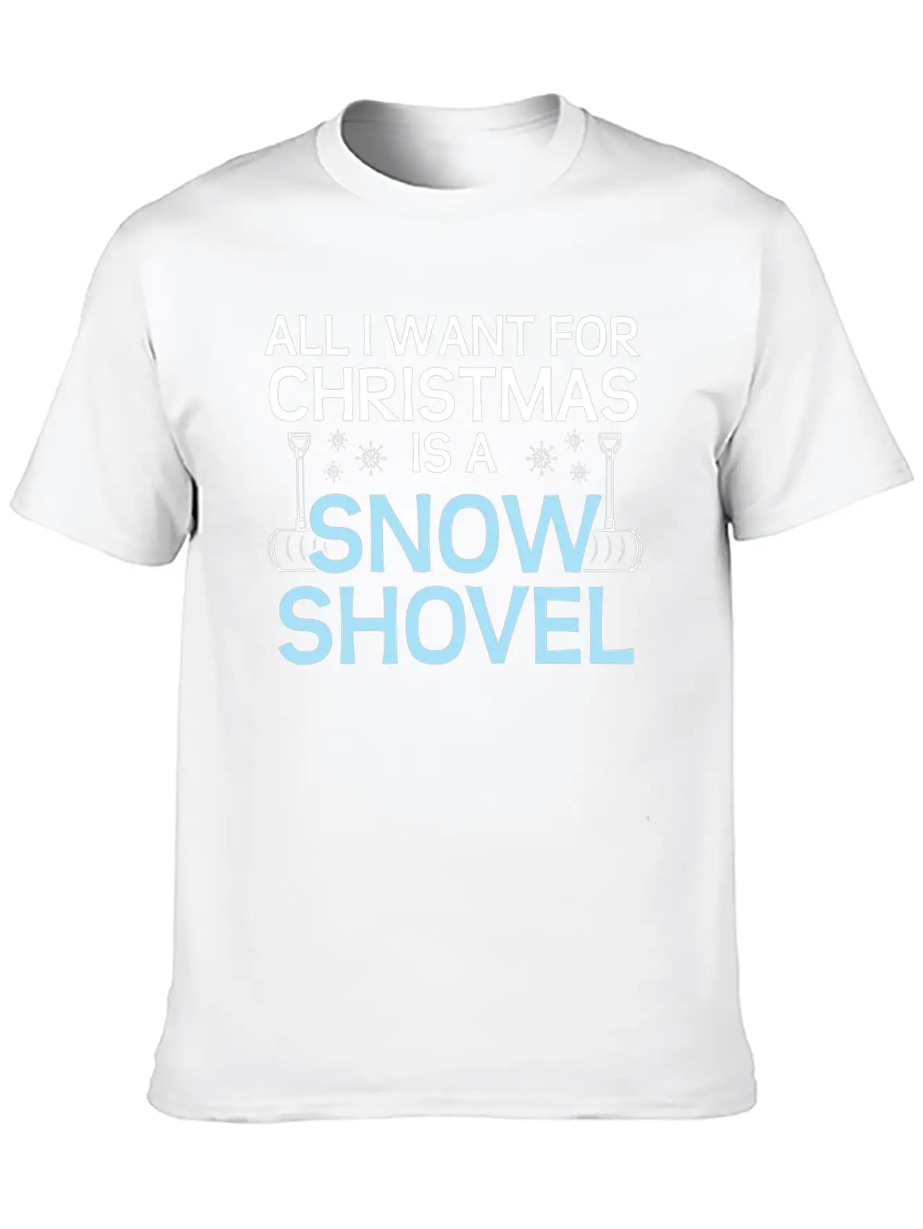 Snow Shovel Winter Ice Christmas Gift Classic Fit Graphic Tee For Daily Comfort – Unisex Cotton Shirt