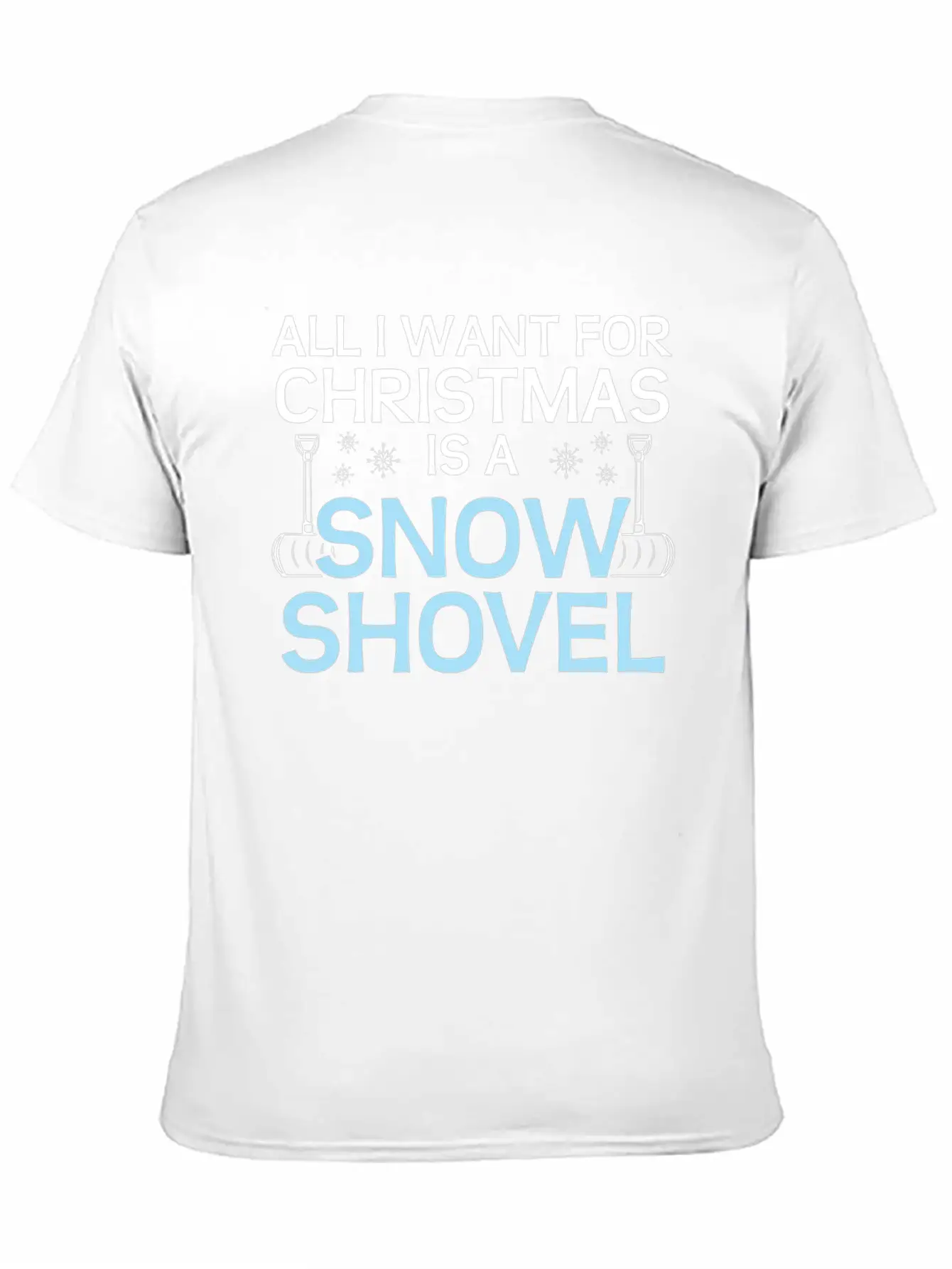 Snow Shovel Winter Ice Christmas Gift Classic Fit Graphic Tee For Daily Comfort – Unisex Cotton Shirt