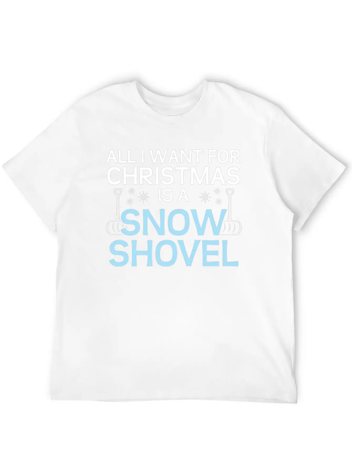 Snow Shovel Winter Ice Christmas Gift Classic Fit Graphic Tee For Daily Comfort – Unisex Cotton Shirt