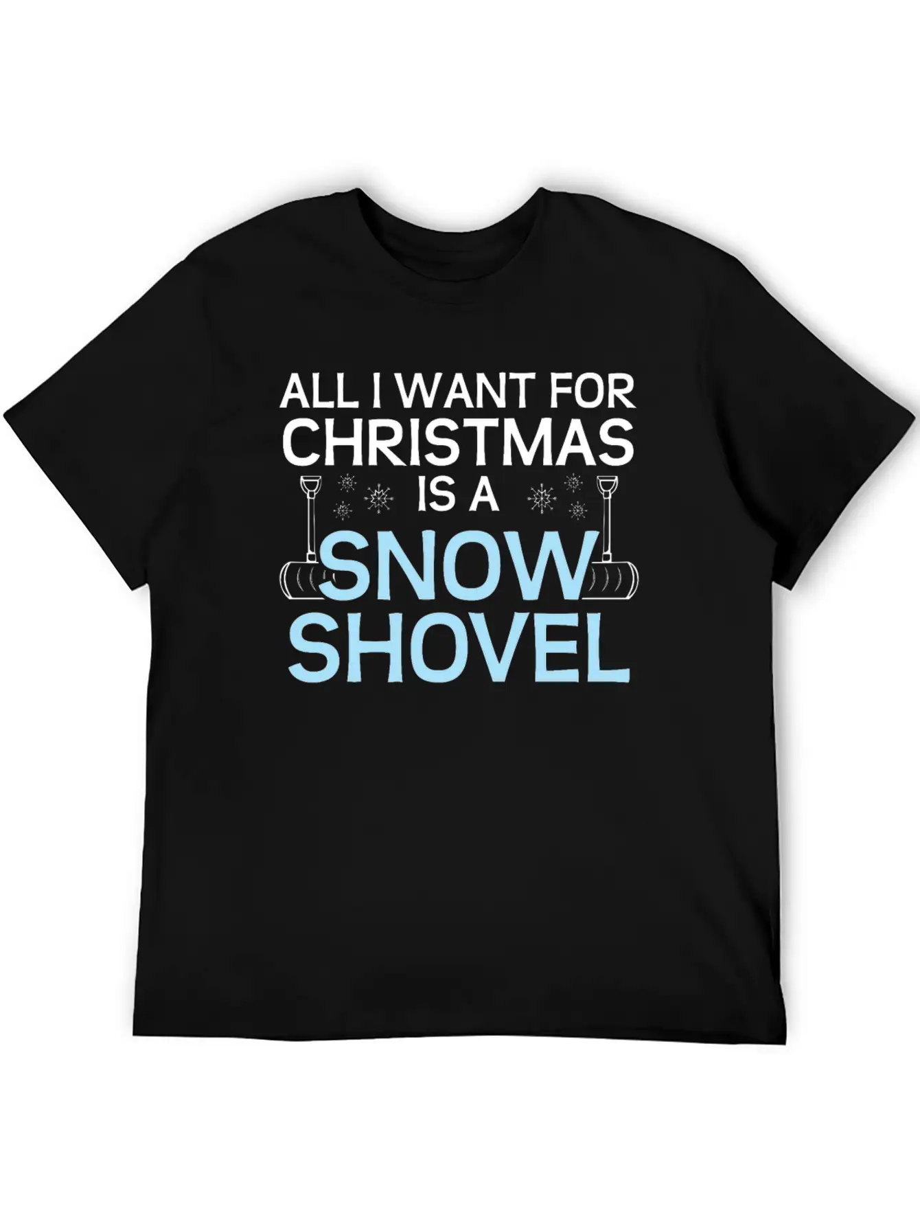 Snow Shovel Winter Ice Christmas Gift Classic Fit Graphic Tee For Daily Comfort – Unisex Cotton Shirt