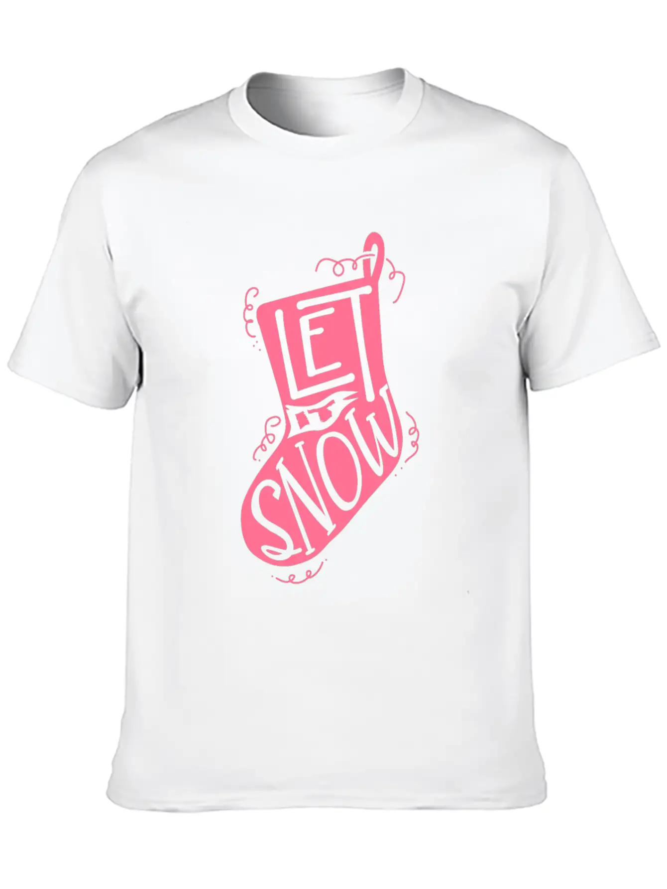 Snow Winter Sock Stylish Everyday T-Shirt – Unisex Basic Cotton Tee