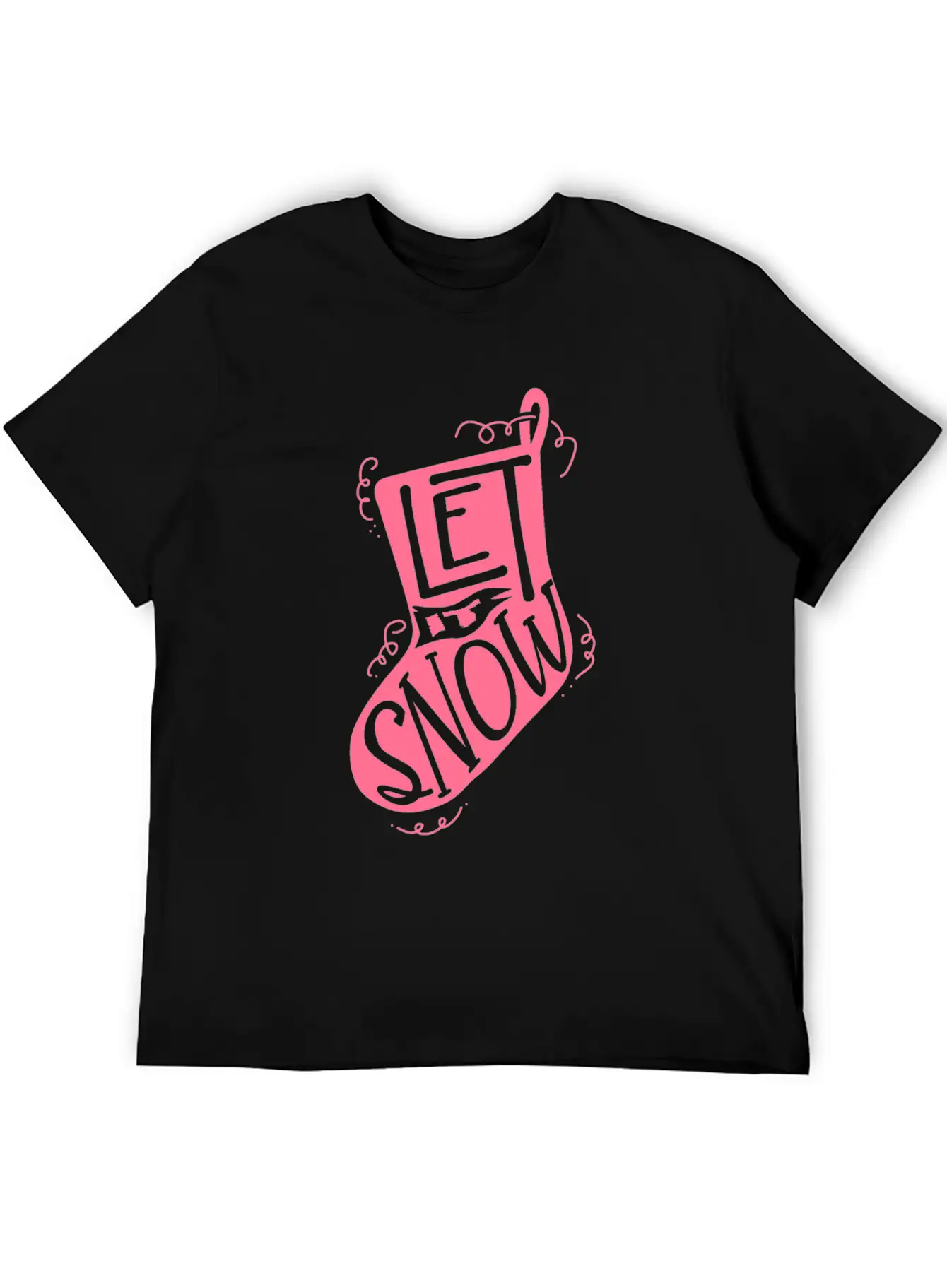 Snow Winter Sock Stylish Everyday T-Shirt – Unisex Basic Cotton Tee