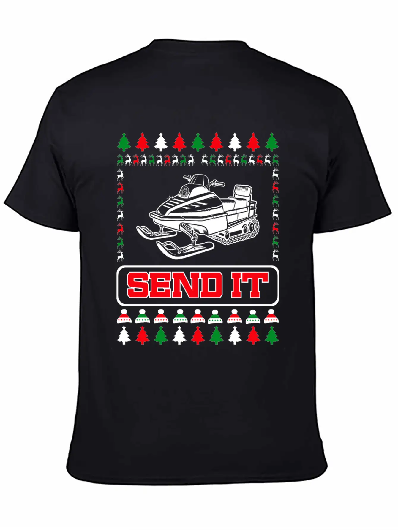 Snowmobile Snow Machine Basic Graphic T-Shirt – Daily Comfort In Soft Cotton