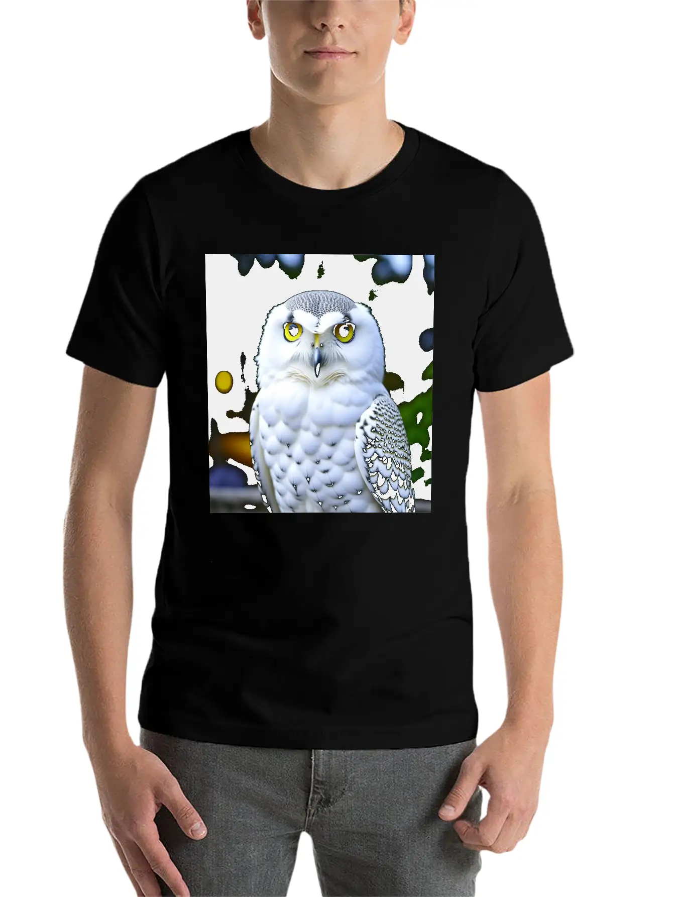 Snowy Owl Graphic Basic Graphic T-Shirt – Daily Comfort In Soft Cotton