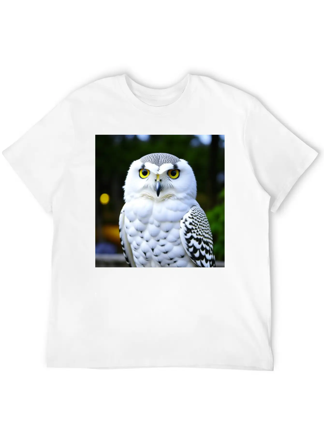 Snowy Owl Graphic Basic Graphic T-Shirt – Daily Comfort In Soft Cotton