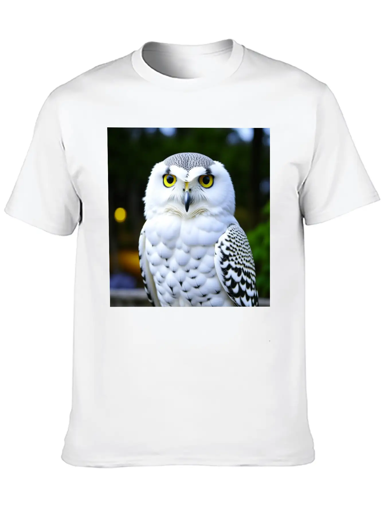 Snowy Owl Graphic Basic Graphic T-Shirt – Daily Comfort In Soft Cotton