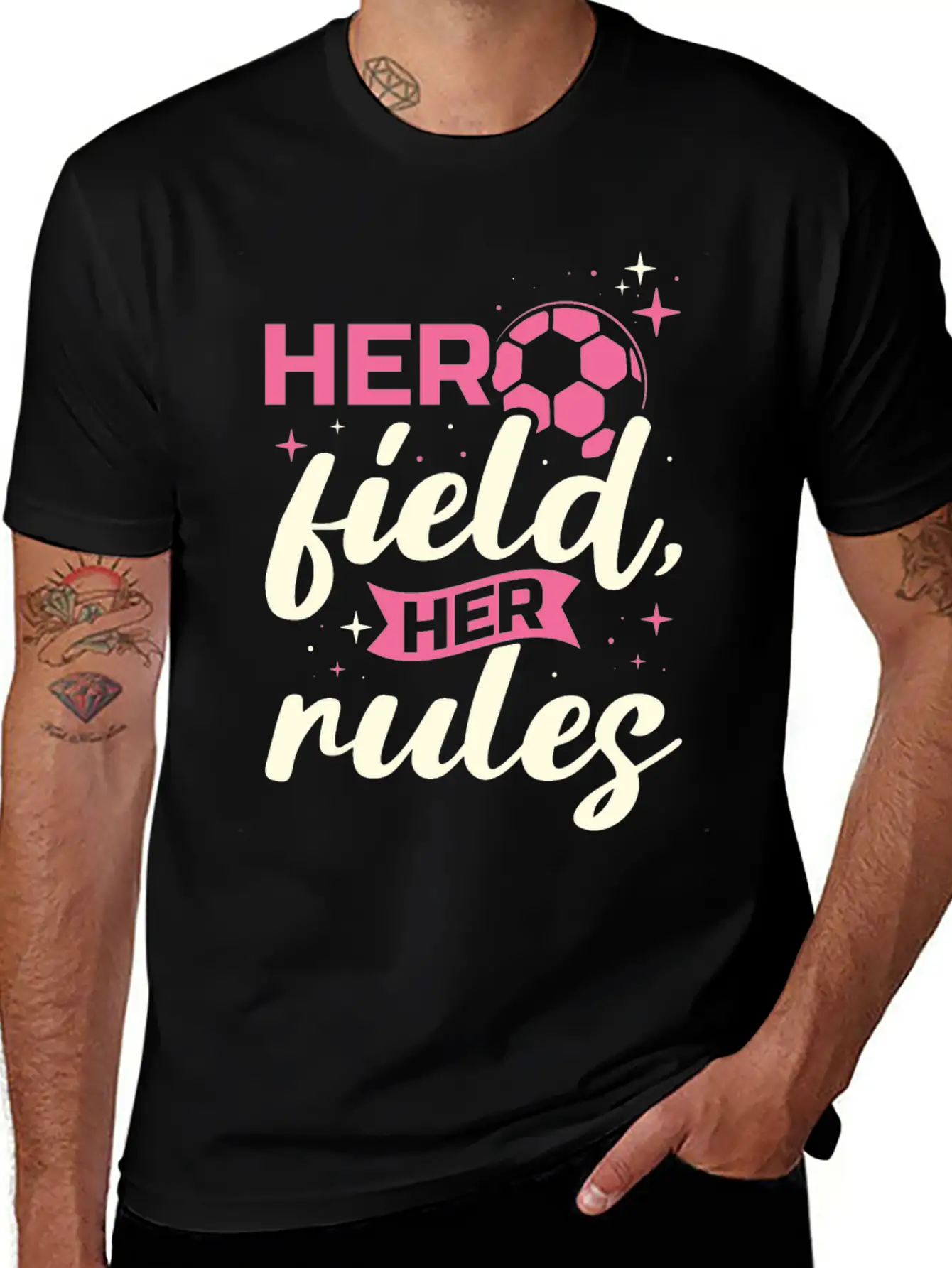 Soccer Girl Team Outfit For Players + Fans Basic Graphic T-Shirt – Daily Comfort In Soft Cotton