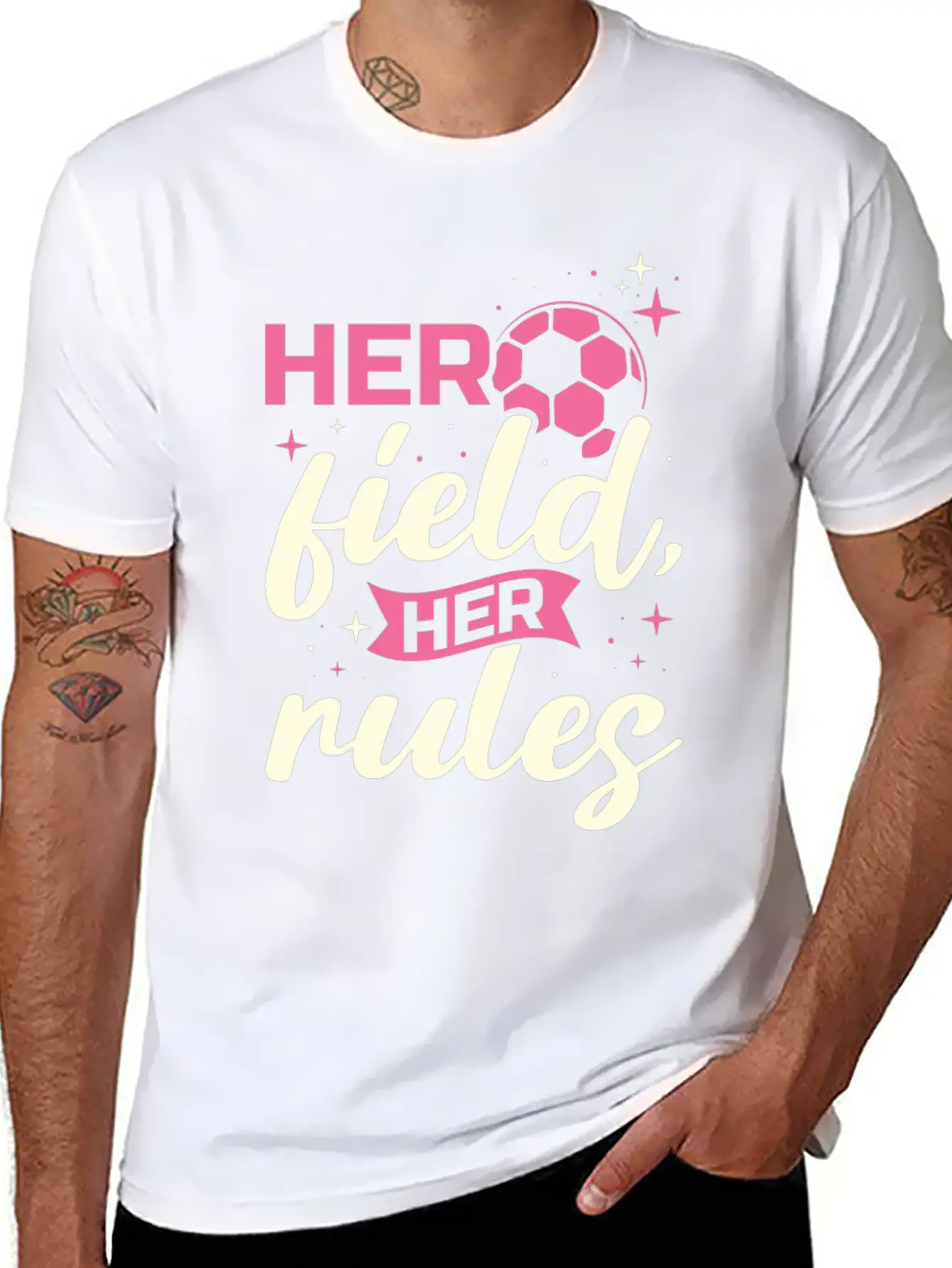Soccer Girl Team Outfit For Players + Fans Basic Graphic T-Shirt – Daily Comfort In Soft Cotton