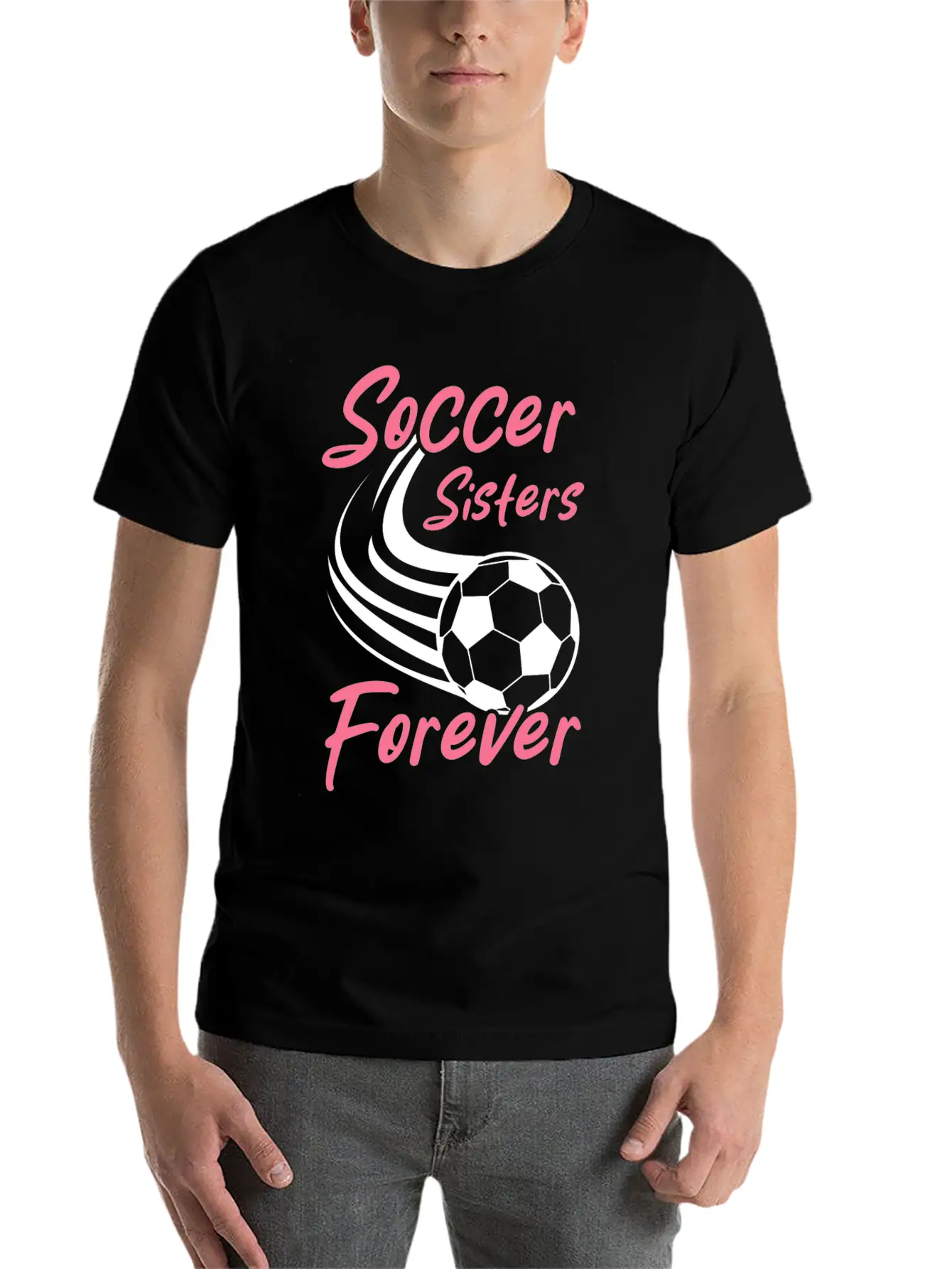 Soccer Girl Team Outfit For Players + Fans Essential Cotton Tee For Daily Outfits – Unisex Style