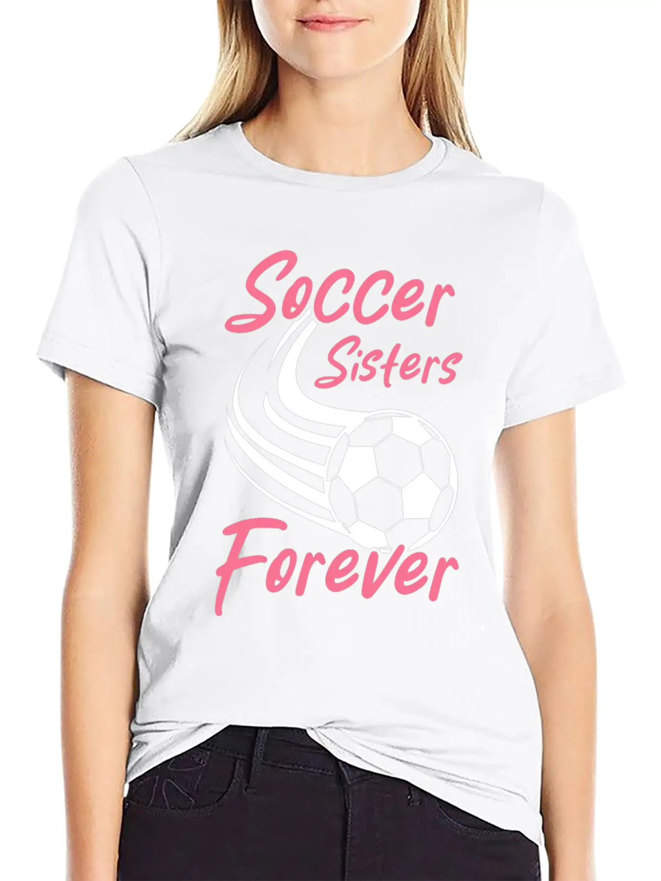 Soccer Girl Team Outfit For Players + Fans Essential Cotton Tee For Daily Outfits – Unisex Style