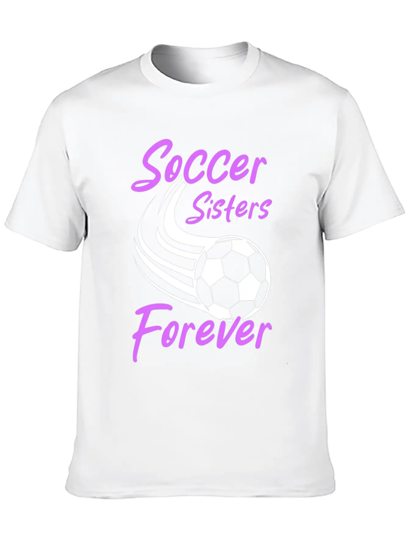 Soccer Girl Team Outfit For Players + Fans Lightweight Cotton T-Shirt – Daily Comfort Graphic Shirt