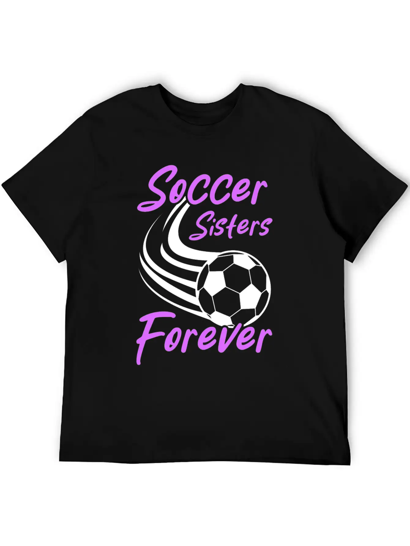 Soccer Girl Team Outfit For Players + Fans Lightweight Cotton T-Shirt – Daily Comfort Graphic Shirt