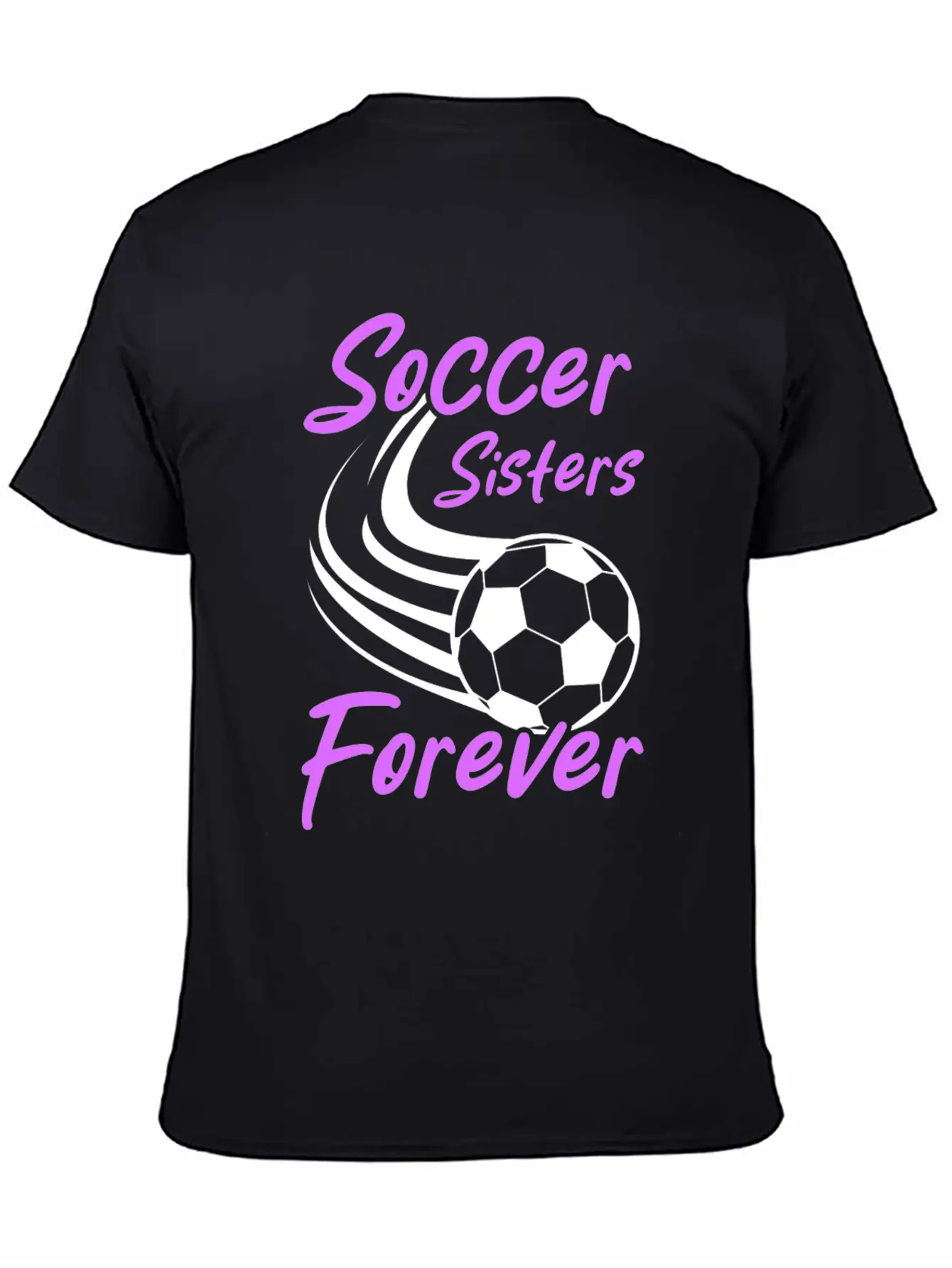 Soccer Girl Team Outfit For Players + Fans Lightweight Cotton T-Shirt – Daily Comfort Graphic Shirt