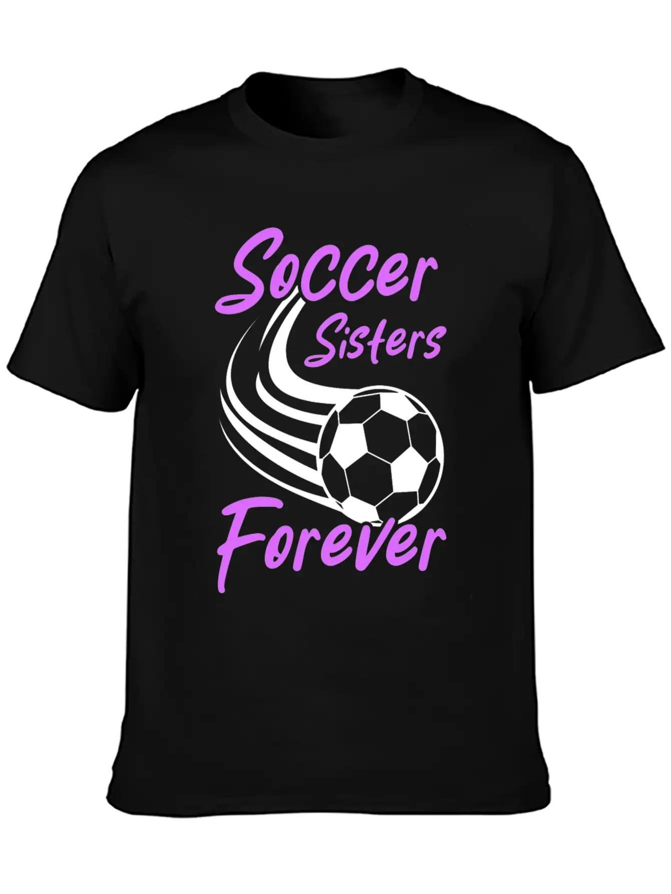Soccer Girl Team Outfit For Players + Fans Lightweight Cotton T-Shirt – Daily Comfort Graphic Shirt
