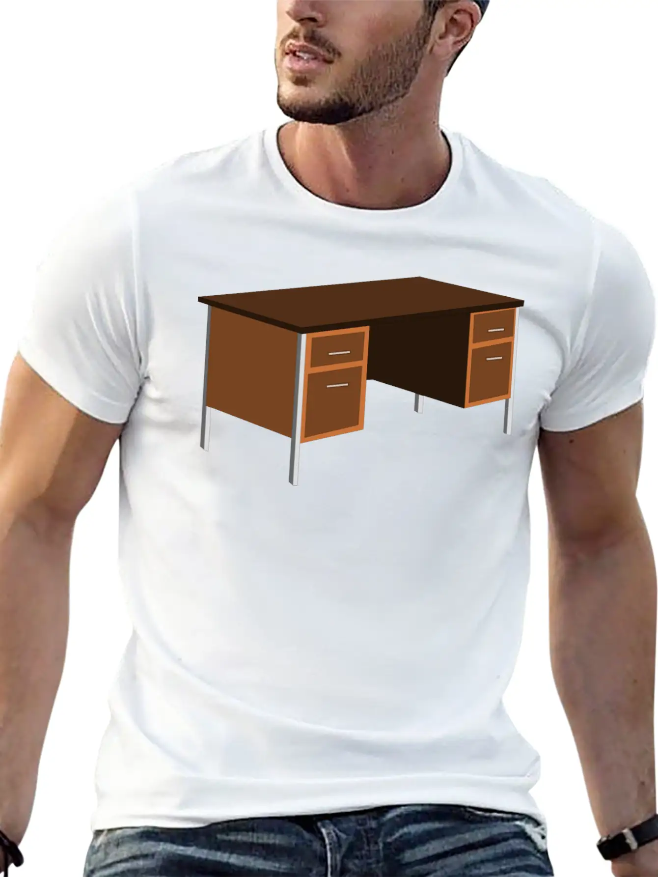 Sofa Couch Chair Table Stuhl Tisch Lamp Lampe Benc Lightweight Cotton T-Shirt – Daily Comfort Graphic Shirt