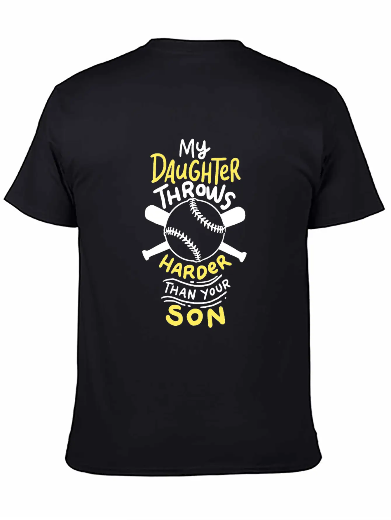 Softball: My Daughter Throws Harder Than Your Son Soft Cotton Short Sleeve Tee – Unisex Wardrobe Staple