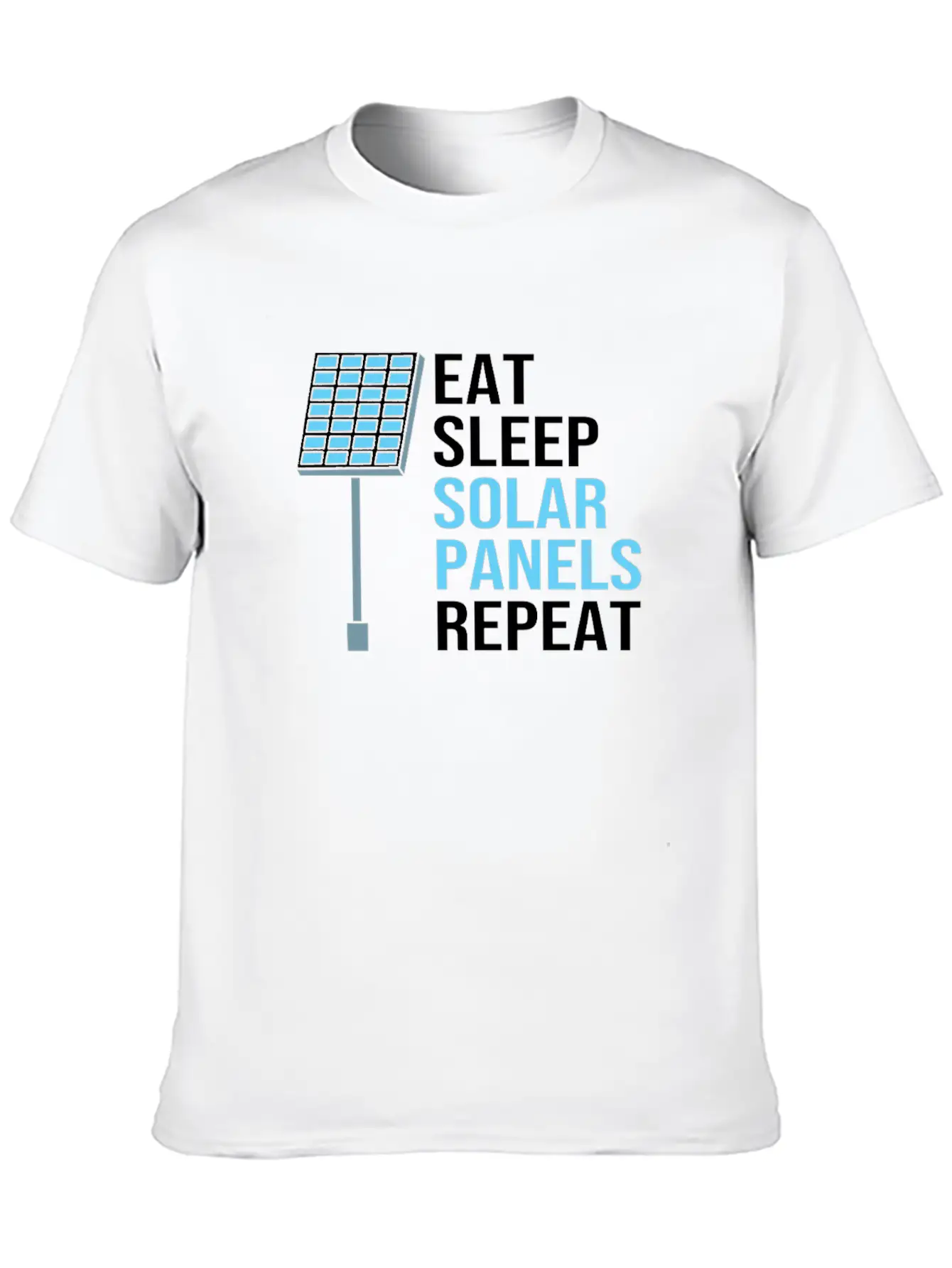 Solar Energy Sun Solar Panels Essential Cotton Tee For Daily Outfits – Unisex Style