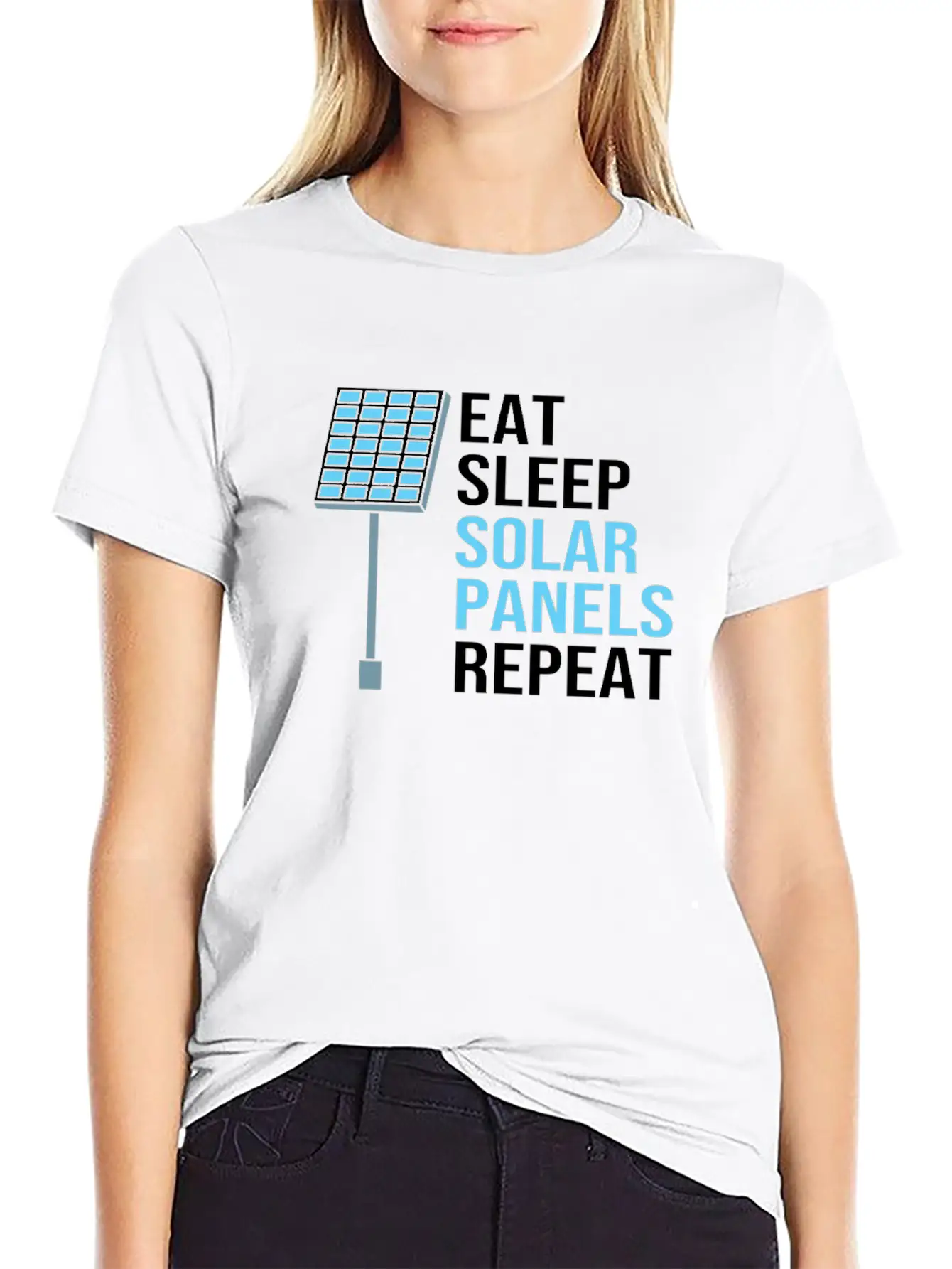 Solar Energy Sun Solar Panels Essential Cotton Tee For Daily Outfits – Unisex Style