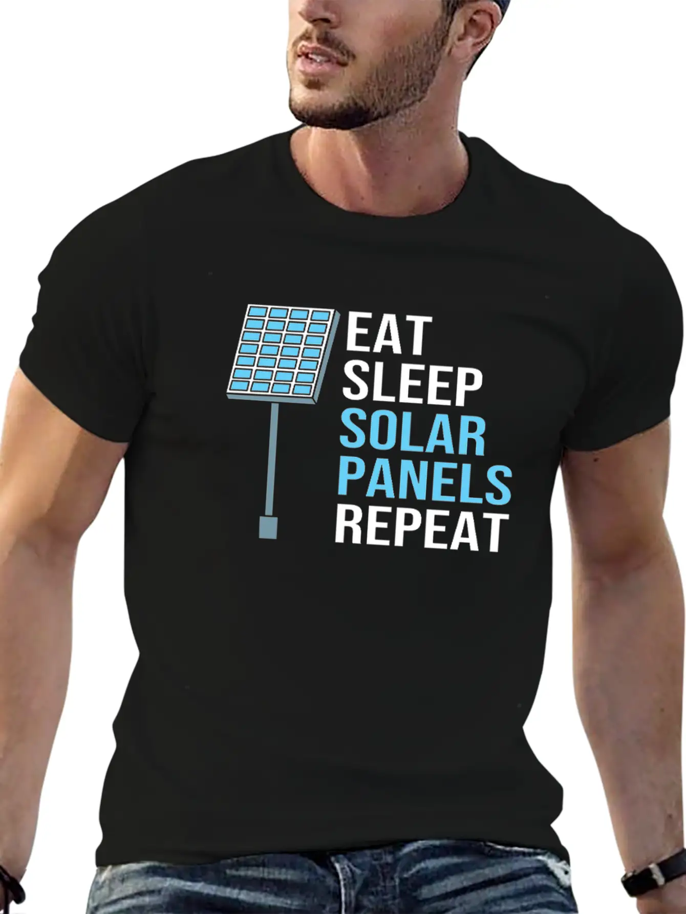 Solar Energy Sun Solar Panels Essential Cotton Tee For Daily Outfits – Unisex Style