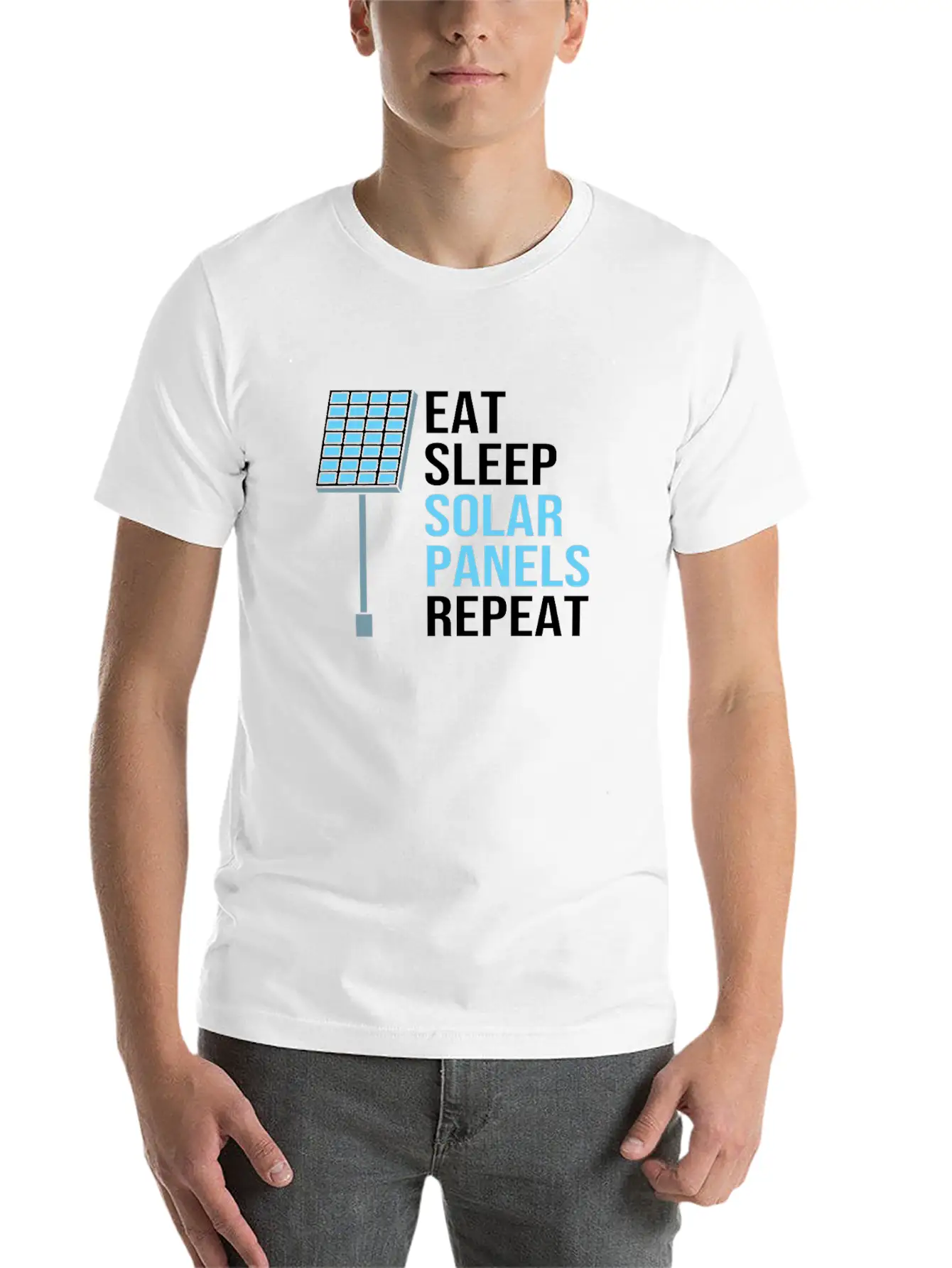 Solar Energy Sun Solar Panels Essential Cotton Tee For Daily Outfits – Unisex Style