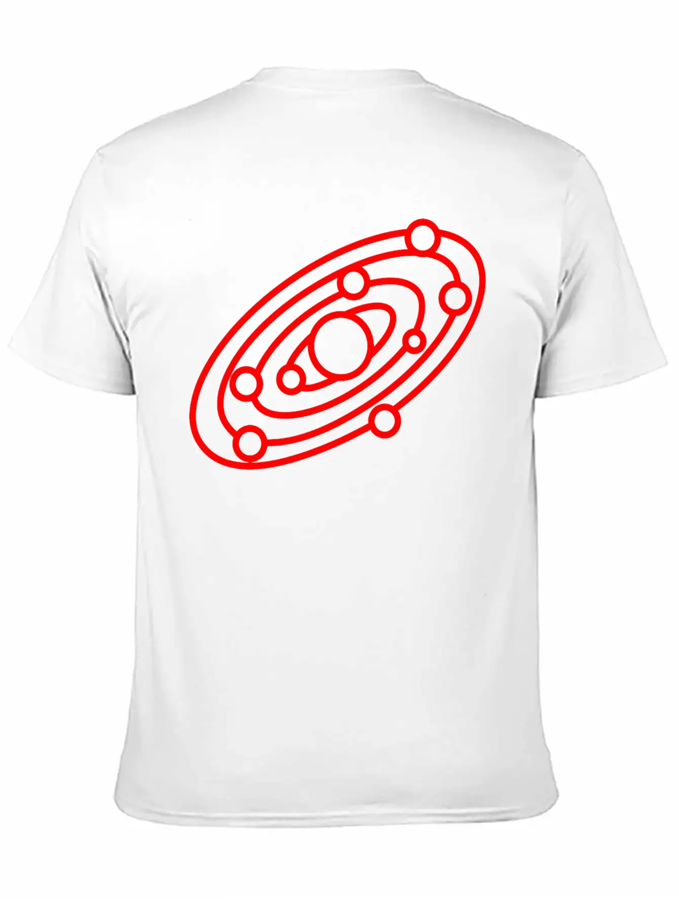 Solar System Lightweight Cotton T-Shirt – Daily Comfort Graphic Shirt