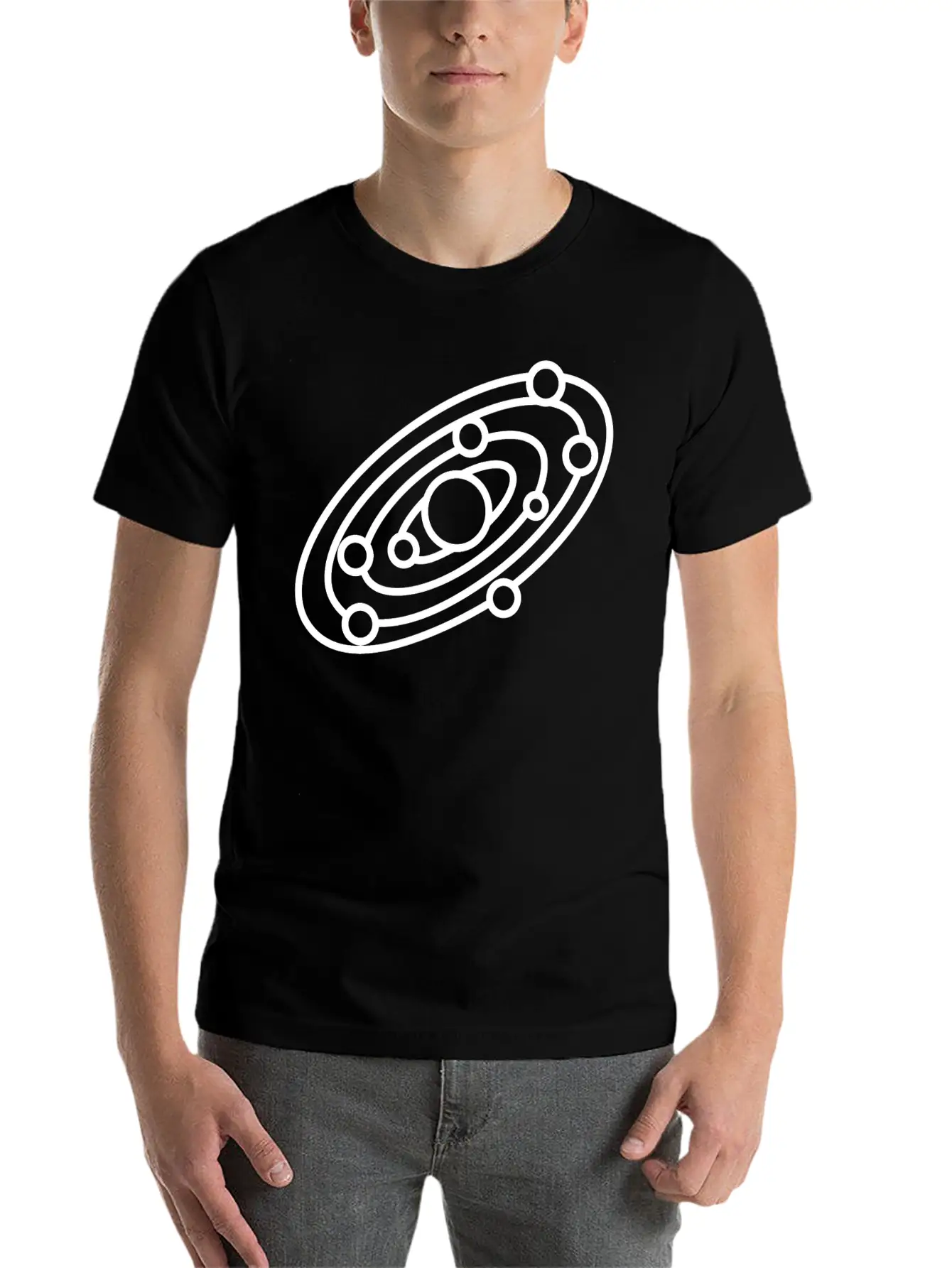 Solar System Stylish Everyday T-Shirt – Unisex Basic Cotton Tee