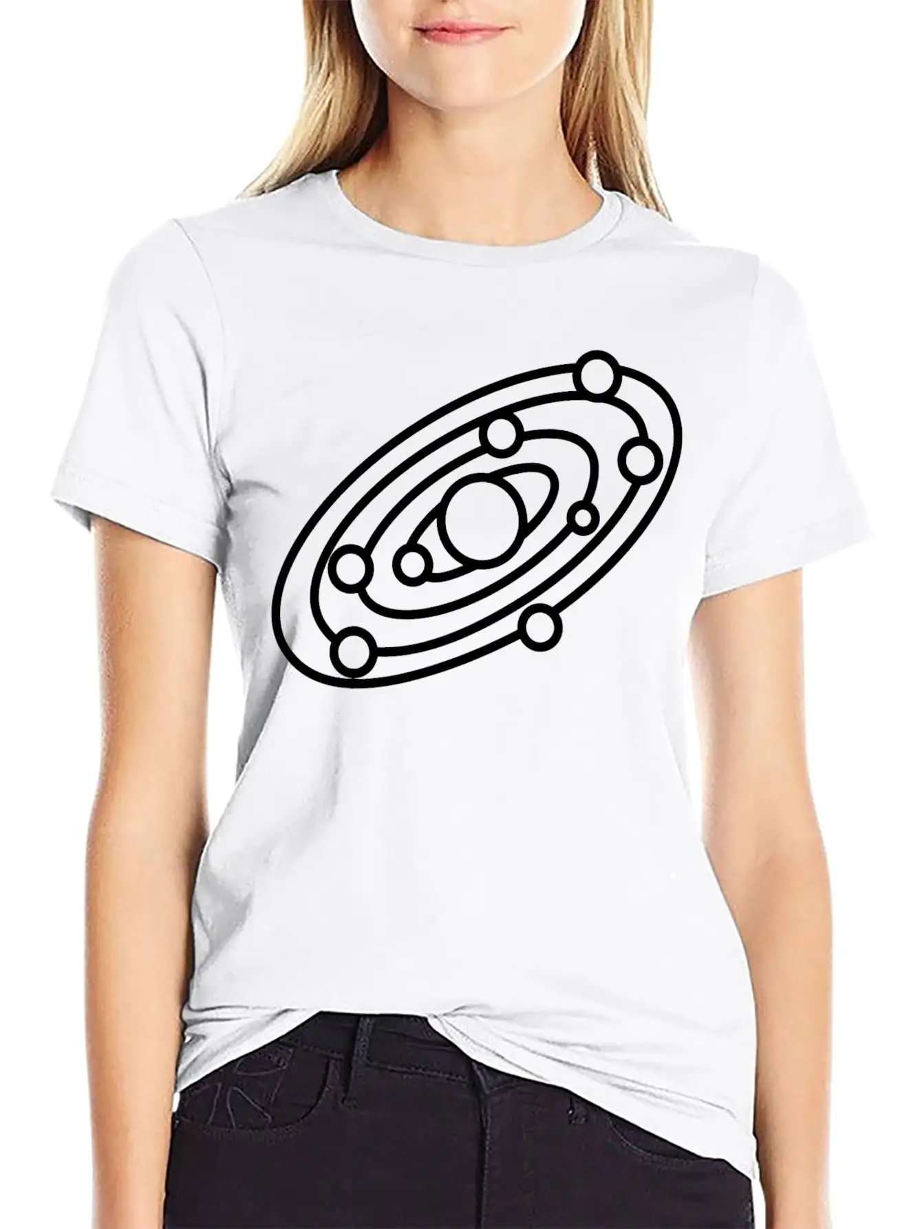 Solar System Stylish Everyday T-Shirt – Unisex Basic Cotton Tee